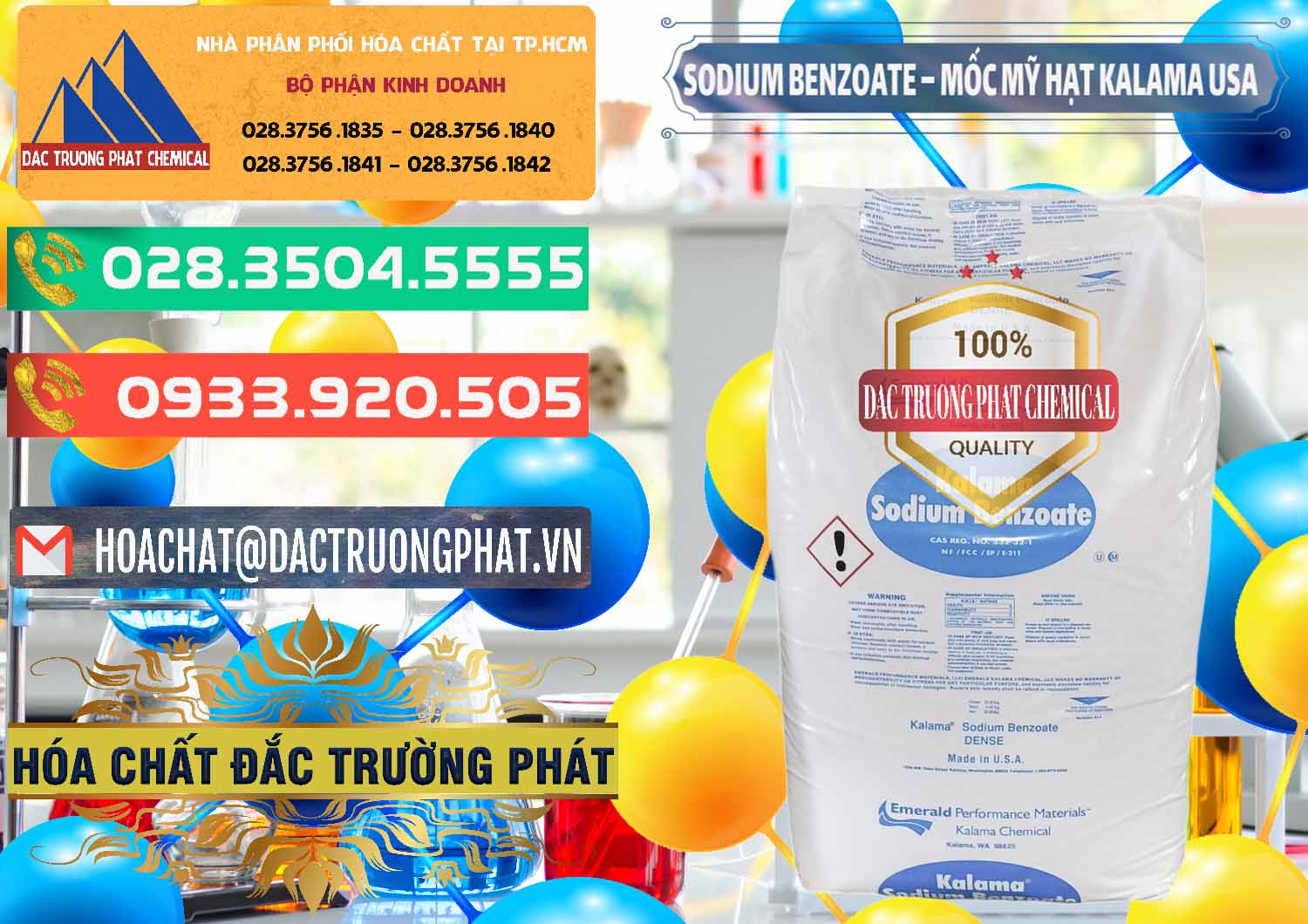 Phân phối và bán Sodium Benzoate - Mốc Hạt Kalama Food Grade Mỹ Usa - 0137 - Đơn vị chuyên bán & cung cấp hóa chất tại TP.HCM - congtyhoachat.com.vn
