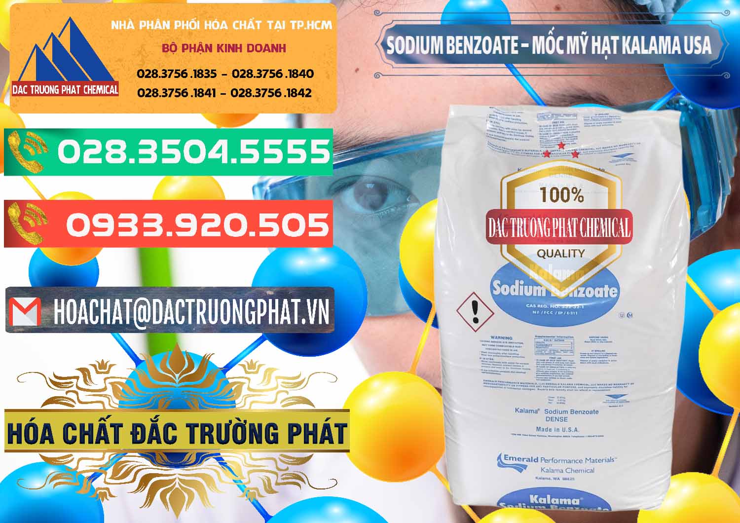 Chuyên nhập khẩu và bán Sodium Benzoate - Mốc Hạt Kalama Food Grade Mỹ Usa - 0137 - Công ty nhập khẩu _ phân phối hóa chất tại TP.HCM - congtyhoachat.com.vn