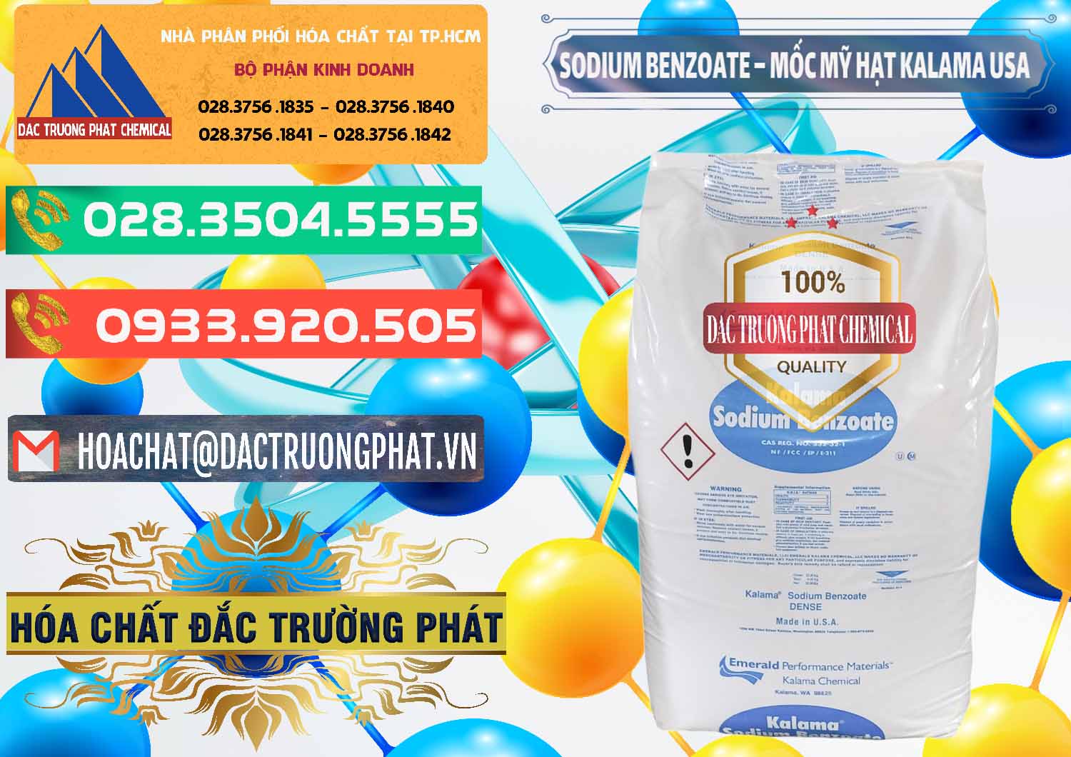 Công ty kinh doanh _ bán Sodium Benzoate - Mốc Hạt Kalama Food Grade Mỹ Usa - 0137 - Nơi cung cấp _ nhập khẩu hóa chất tại TP.HCM - congtyhoachat.com.vn
