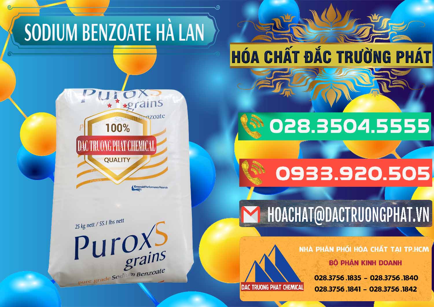 Đơn vị chuyên bán và cung cấp Sodium Benzoate - Mốc Bột Puroxs Hà Lan Netherlands - 0467 - Phân phối & cung ứng hóa chất tại TP.HCM - congtyhoachat.com.vn
