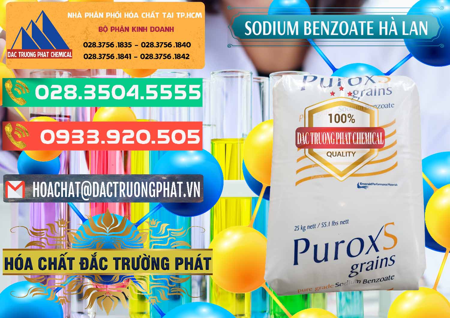 Đơn vị kinh doanh ( bán ) Sodium Benzoate - Mốc Bột Puroxs Hà Lan Netherlands - 0467 - Nơi phân phối & cung cấp hóa chất tại TP.HCM - congtyhoachat.com.vn