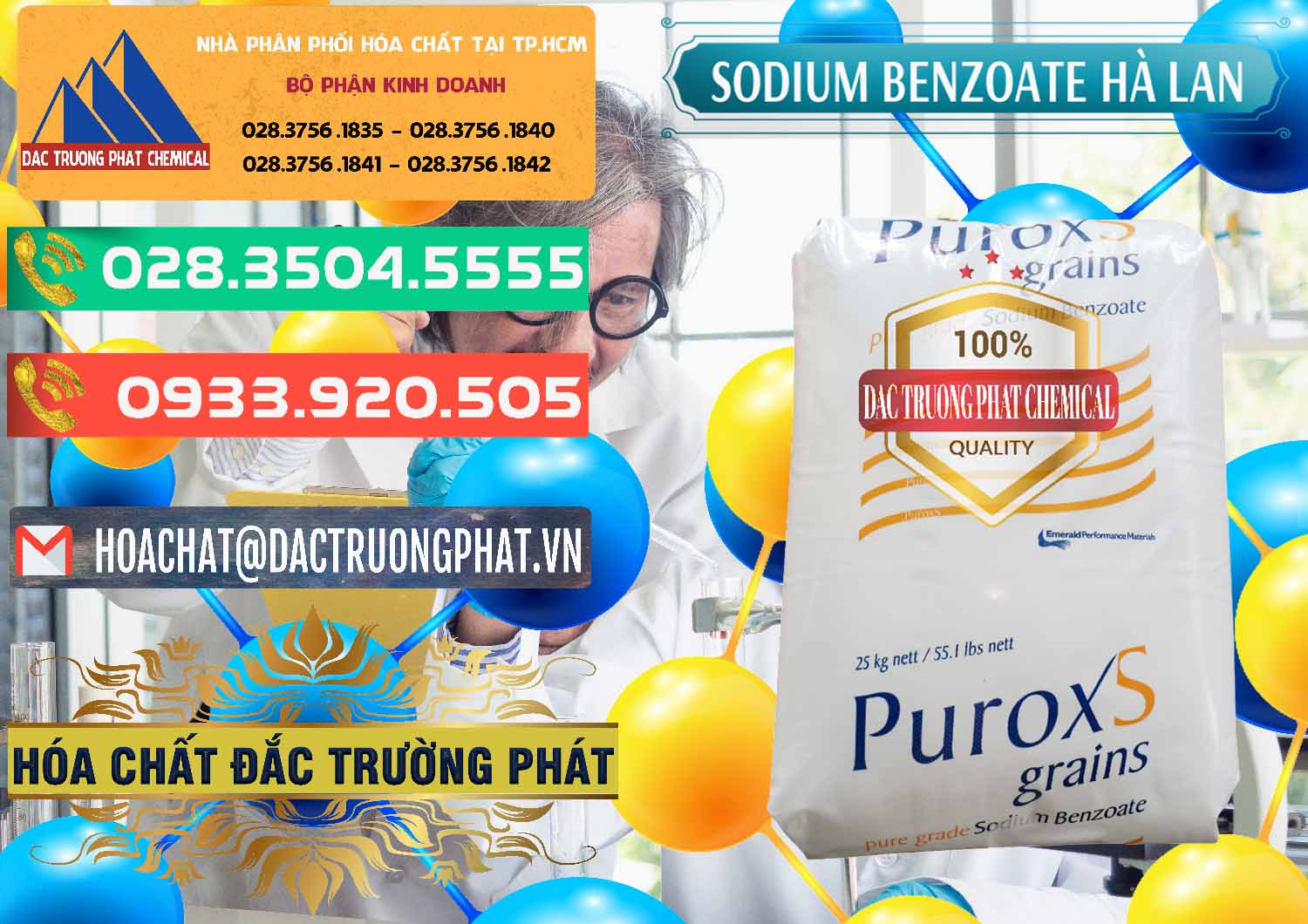 Đơn vị chuyên bán - cung cấp Sodium Benzoate - Mốc Bột Puroxs Hà Lan Netherlands - 0467 - Nơi cung cấp - kinh doanh hóa chất tại TP.HCM - congtyhoachat.com.vn