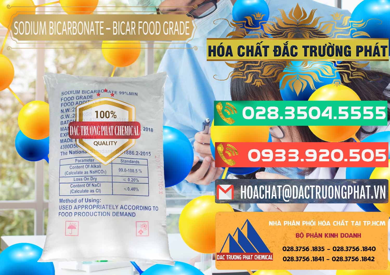 Công ty chuyên kinh doanh _ bán Sodium Bicarbonate – Bicar NaHCO3 Food Grade Trung Quốc China - 0138 - Phân phối và cung cấp hóa chất tại TP.HCM - congtyhoachat.com.vn