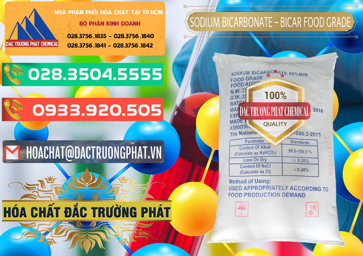 Nơi cung ứng _ bán Sodium Bicarbonate – Bicar NaHCO3 Food Grade Trung Quốc China - 0138 - Nhà phân phối - kinh doanh hóa chất tại TP.HCM - congtyhoachat.com.vn