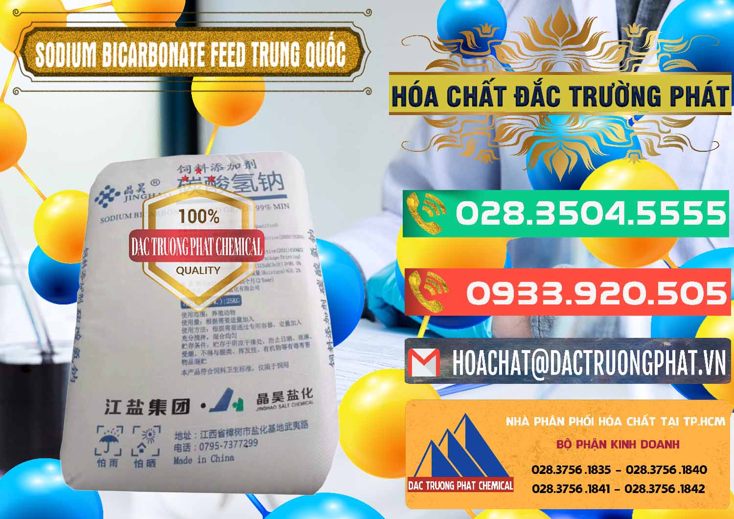 Nhập khẩu và bán Sodium Bicarbonate – Bicar NaHCO3 Feed Jing Hao Trung Quốc China - 0380 - Đơn vị bán _ cung cấp hóa chất tại TP.HCM - congtyhoachat.com.vn