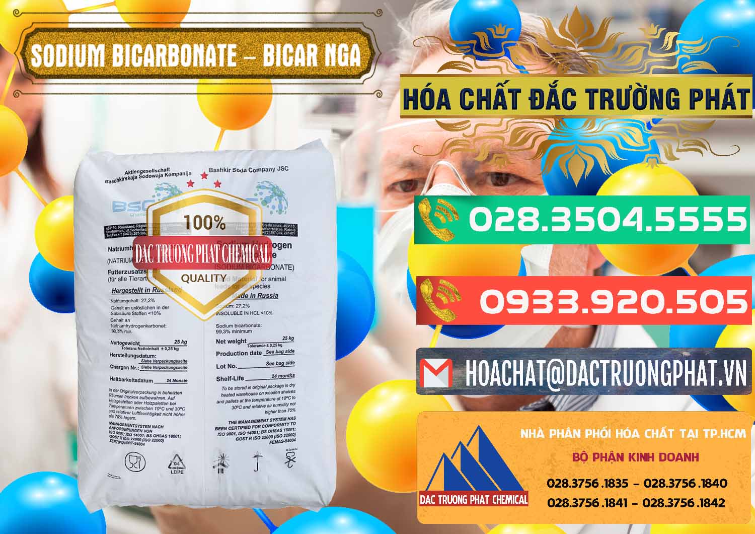 Cty bán _ phân phối Sodium Bicarbonate – Bicar NaHCO3 Nga Russia - 0425 - Công ty kinh doanh ( phân phối ) hóa chất tại TP.HCM - congtyhoachat.com.vn