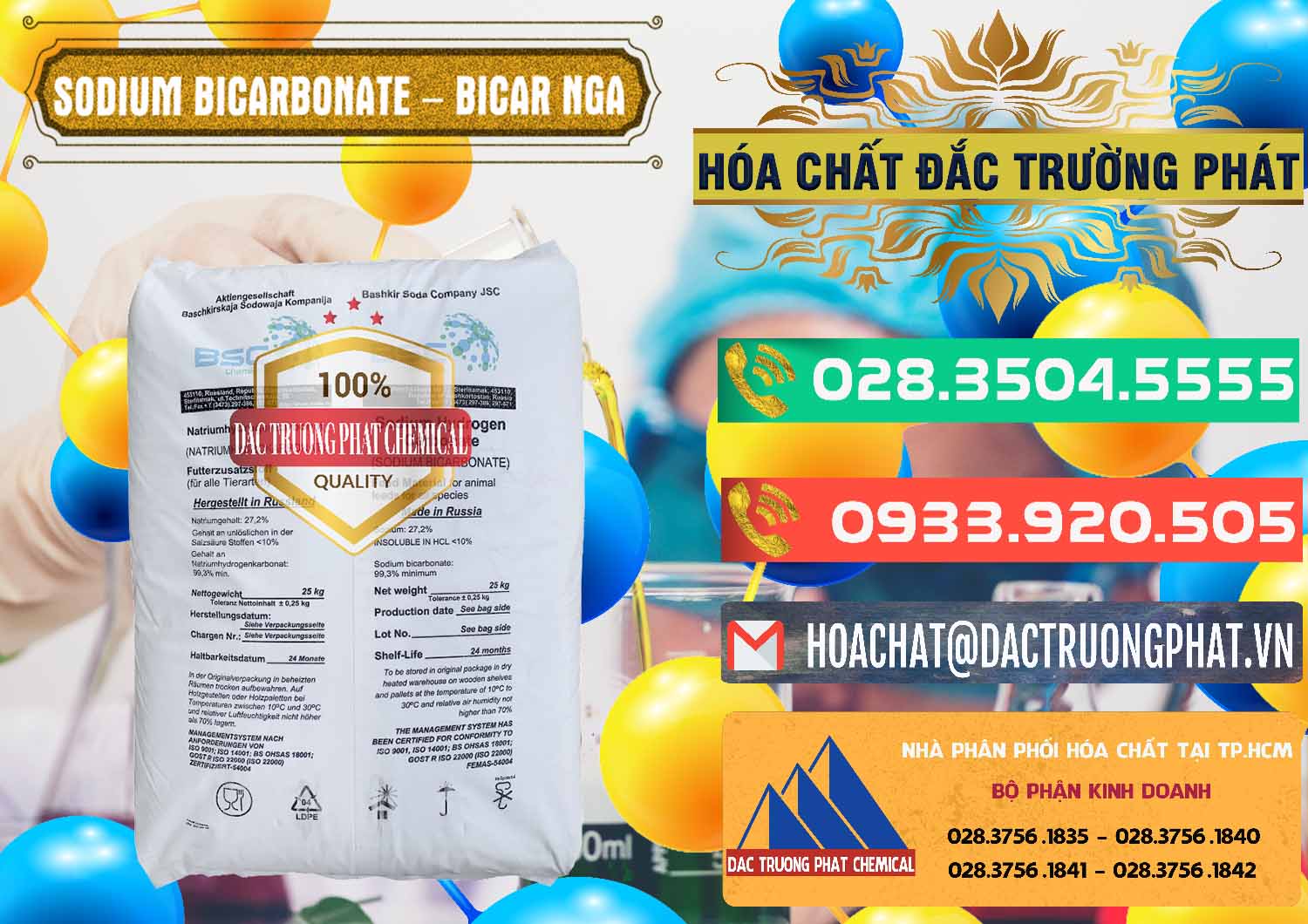 Nơi chuyên bán & phân phối Sodium Bicarbonate – Bicar NaHCO3 Nga Russia - 0425 - Nhà cung cấp ( bán ) hóa chất tại TP.HCM - congtyhoachat.com.vn