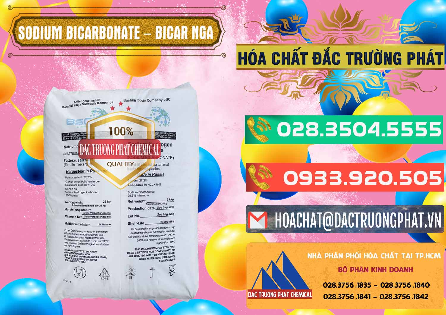 Đơn vị cung cấp _ bán Sodium Bicarbonate – Bicar NaHCO3 Nga Russia - 0425 - Công ty chuyên cung ứng _ phân phối hóa chất tại TP.HCM - congtyhoachat.com.vn