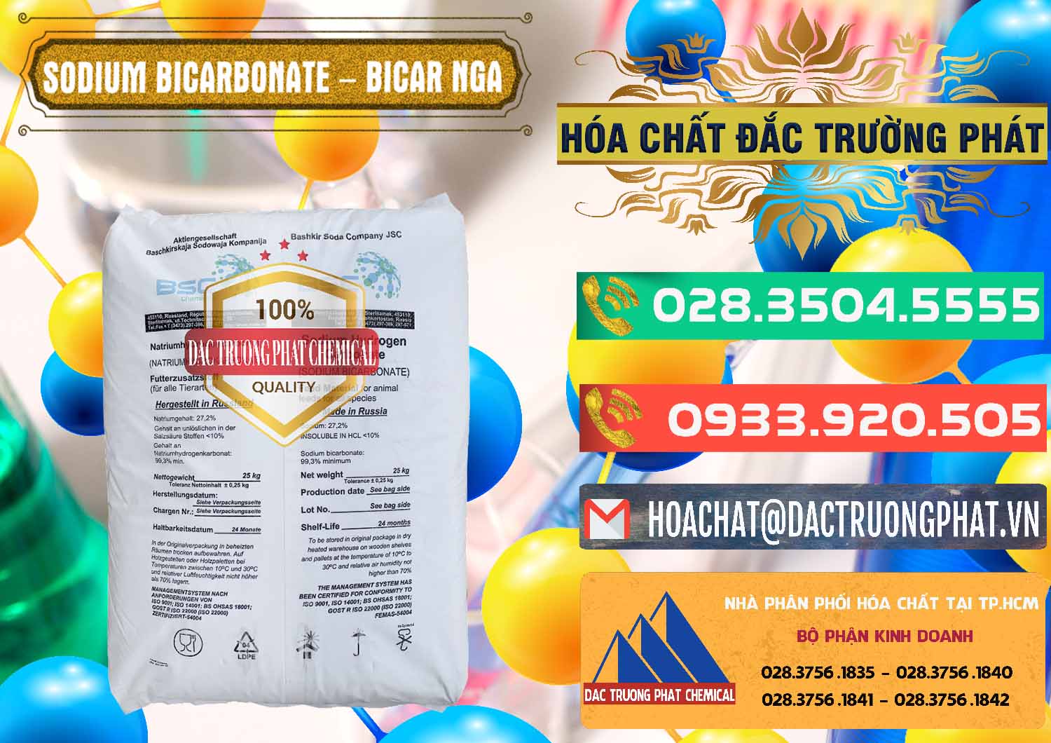 Nơi kinh doanh - bán Sodium Bicarbonate – Bicar NaHCO3 Nga Russia - 0425 - Nơi cung cấp - bán hóa chất tại TP.HCM - congtyhoachat.com.vn