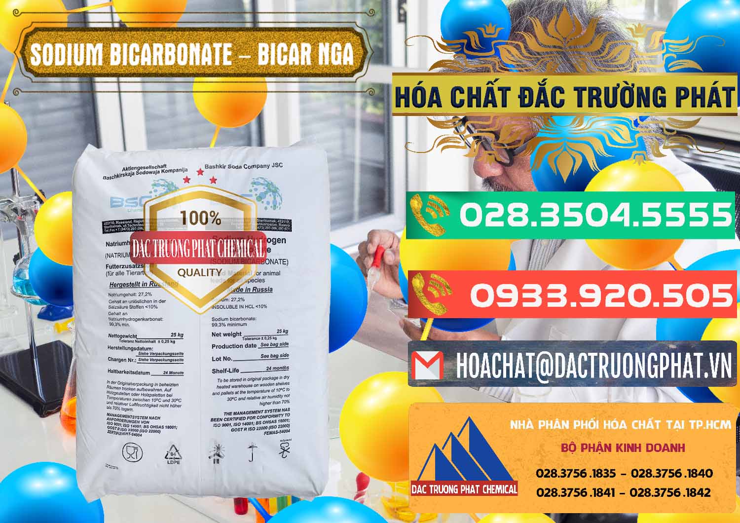 Nhà nhập khẩu - bán Sodium Bicarbonate – Bicar NaHCO3 Nga Russia - 0425 - Công ty phân phối _ cung cấp hóa chất tại TP.HCM - congtyhoachat.com.vn