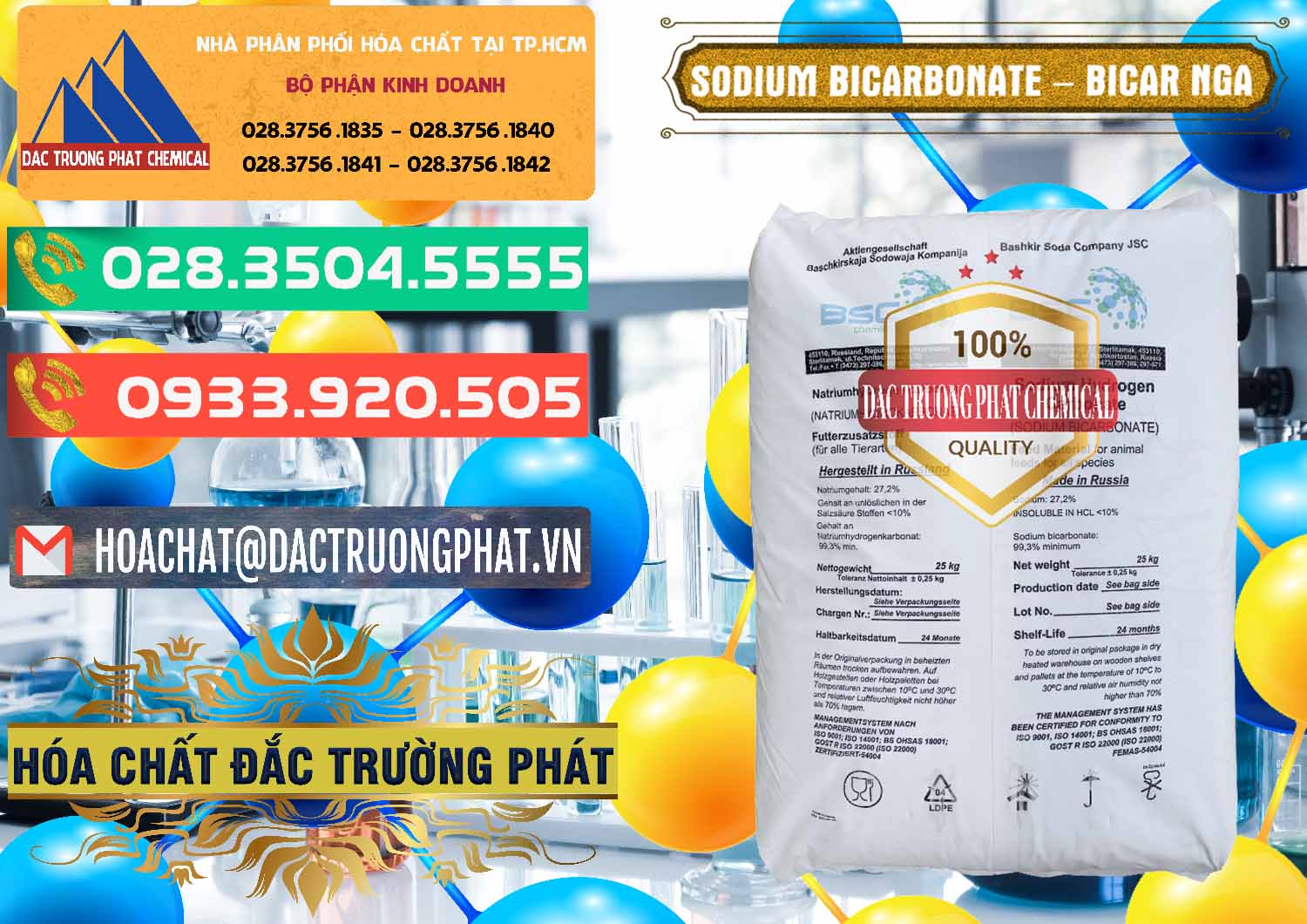 Đơn vị nhập khẩu _ bán Sodium Bicarbonate – Bicar NaHCO3 Nga Russia - 0425 - Chuyên kinh doanh và cung cấp hóa chất tại TP.HCM - congtyhoachat.com.vn
