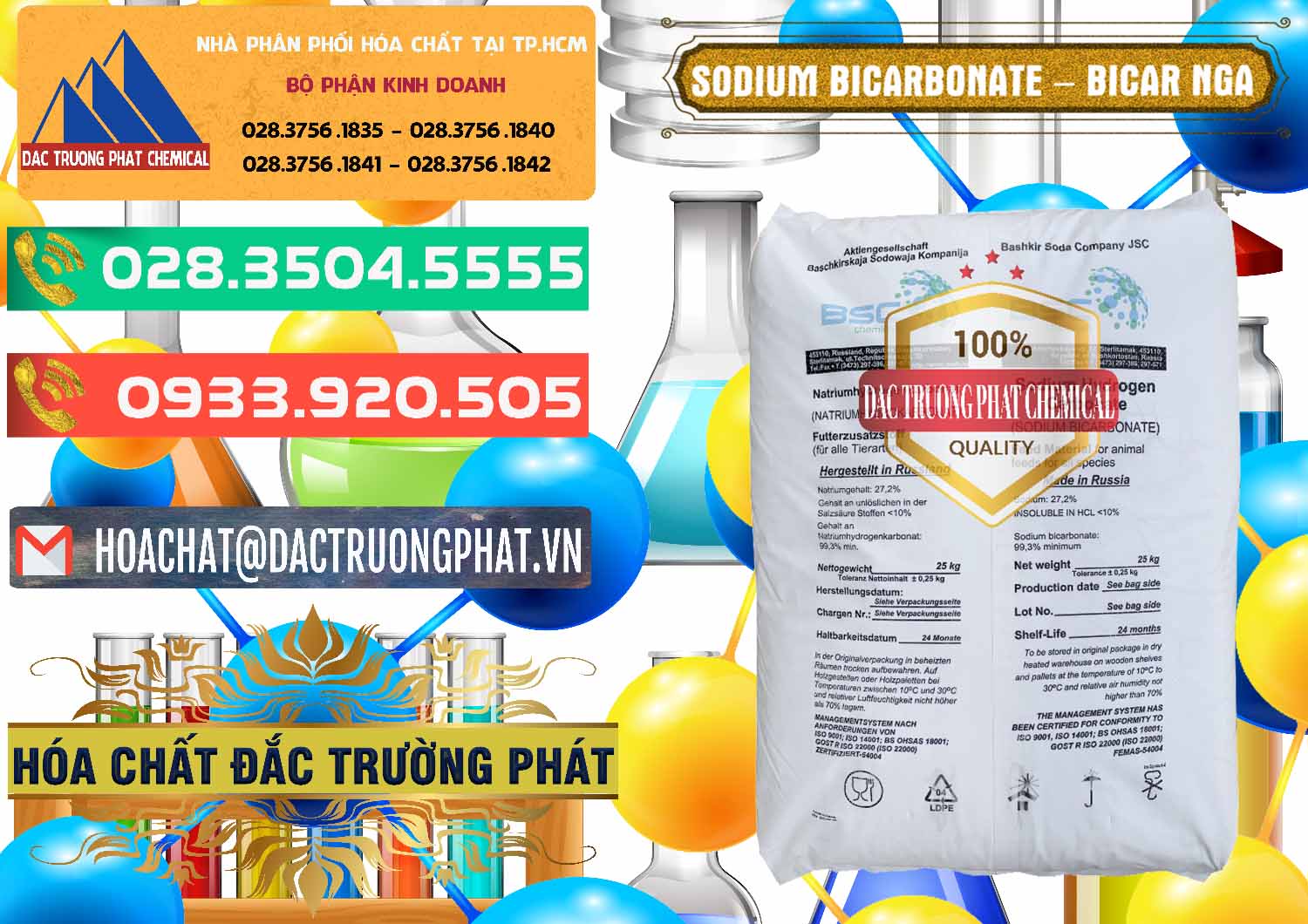 Nơi cung ứng _ bán Sodium Bicarbonate – Bicar NaHCO3 Nga Russia - 0425 - Phân phối - cung cấp hóa chất tại TP.HCM - congtyhoachat.com.vn