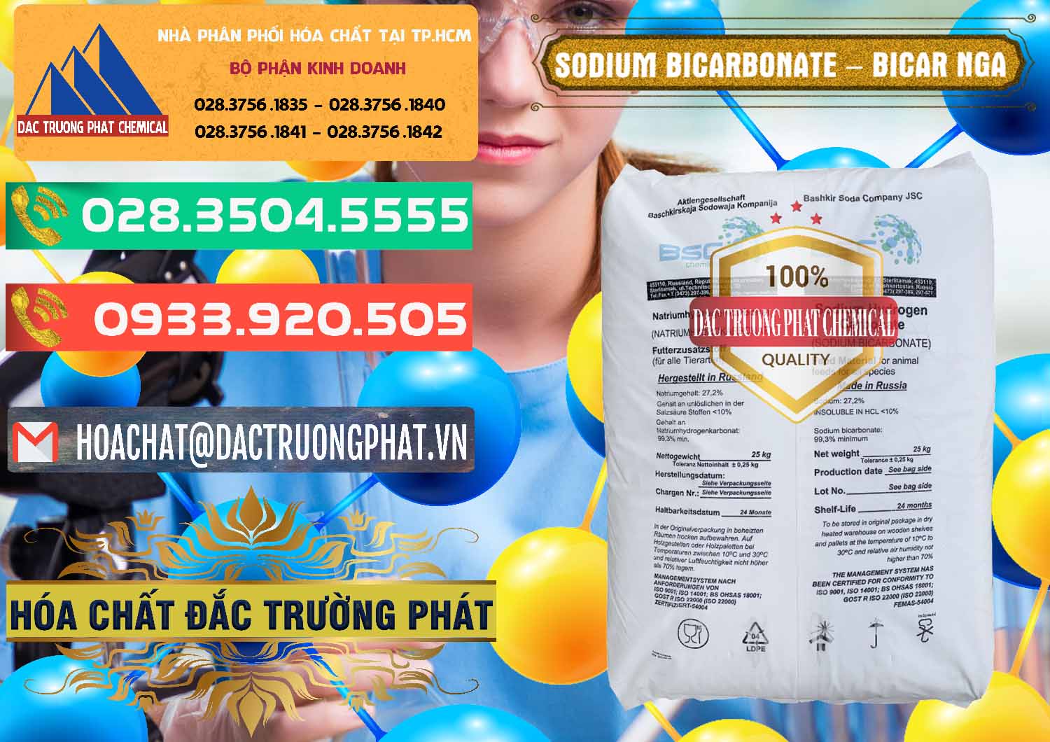 Cty chuyên bán và cung cấp Sodium Bicarbonate – Bicar NaHCO3 Nga Russia - 0425 - Nơi chuyên phân phối và bán hóa chất tại TP.HCM - congtyhoachat.com.vn