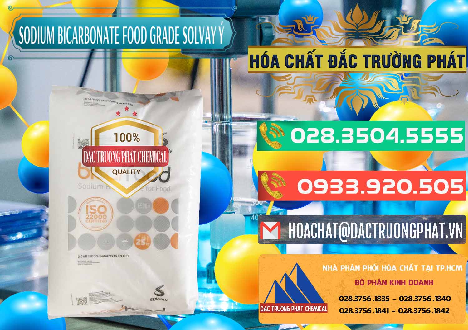 Nơi chuyên bán ( phân phối ) Sodium Bicarbonate – Bicar NaHCO3 Food Grade Solvay Ý Italy - 0220 - Chuyên cung cấp _ phân phối hóa chất tại TP.HCM - congtyhoachat.com.vn