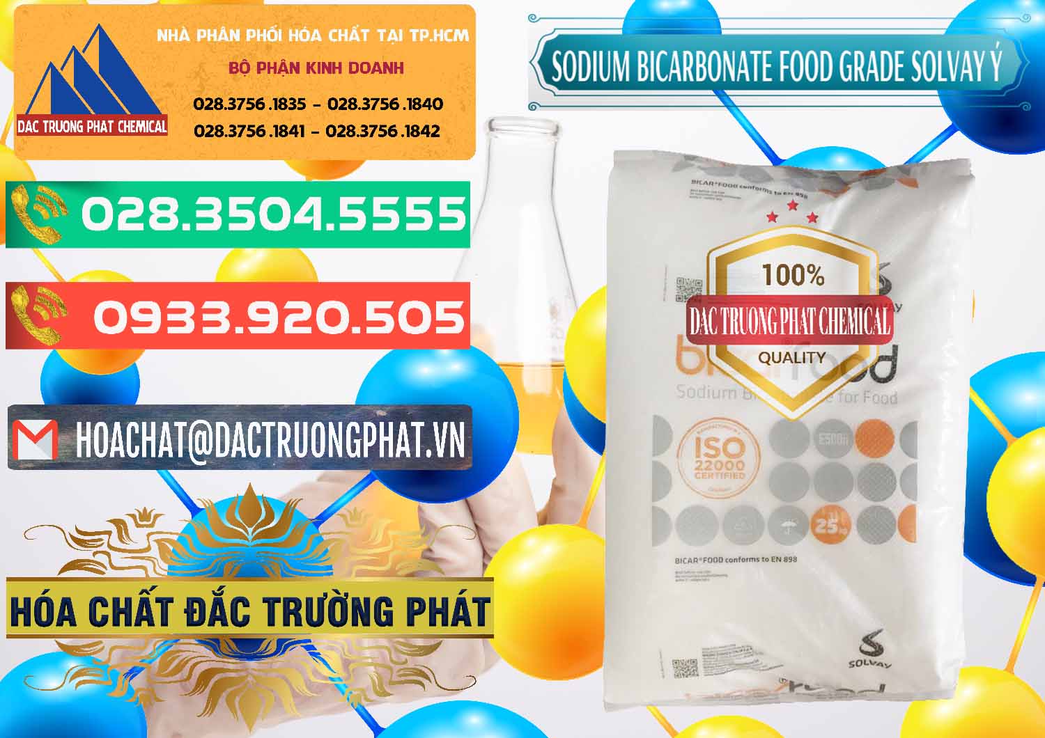 Chuyên phân phối - bán Sodium Bicarbonate – Bicar NaHCO3 Food Grade Solvay Ý Italy - 0220 - Đơn vị nhập khẩu - phân phối hóa chất tại TP.HCM - congtyhoachat.com.vn