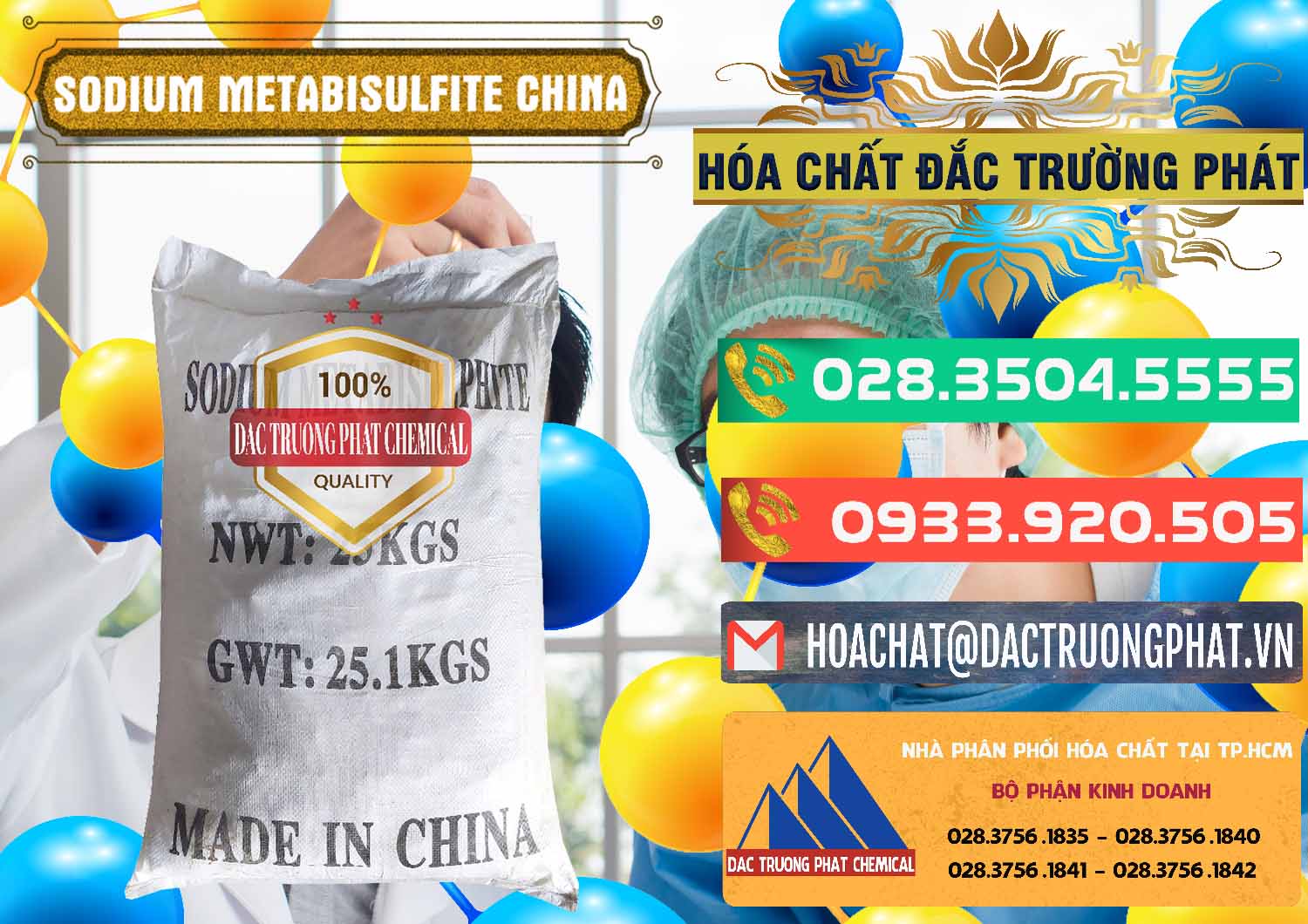 Đơn vị phân phối - bán Sodium Metabisulfite - NA2S2O5 Trung Quốc China - 0484 - Đơn vị kinh doanh _ phân phối hóa chất tại TP.HCM - congtyhoachat.com.vn