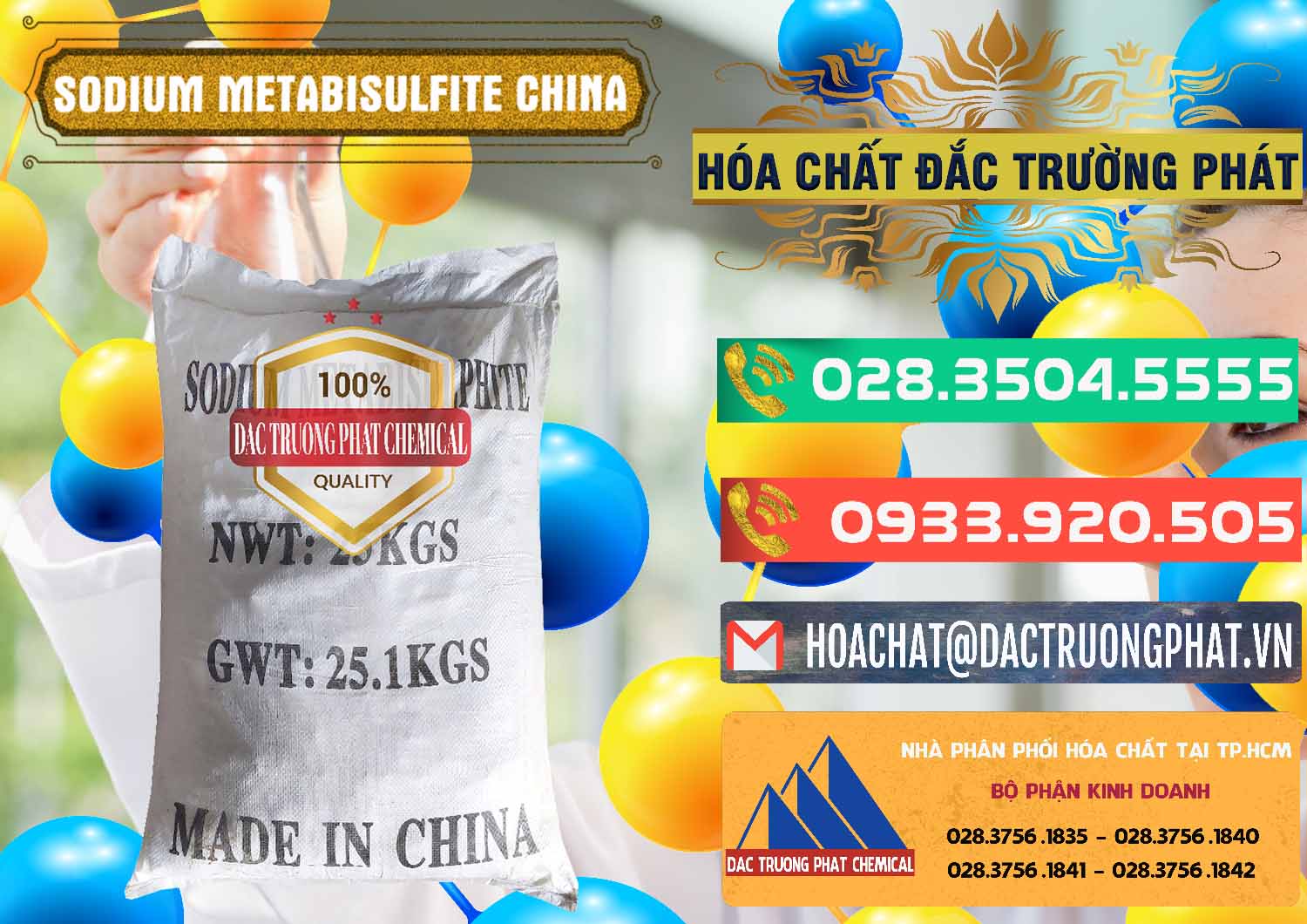 Đơn vị bán ( cung ứng ) Sodium Metabisulfite - NA2S2O5 Trung Quốc China - 0484 - Nơi cung cấp ( kinh doanh ) hóa chất tại TP.HCM - congtyhoachat.com.vn