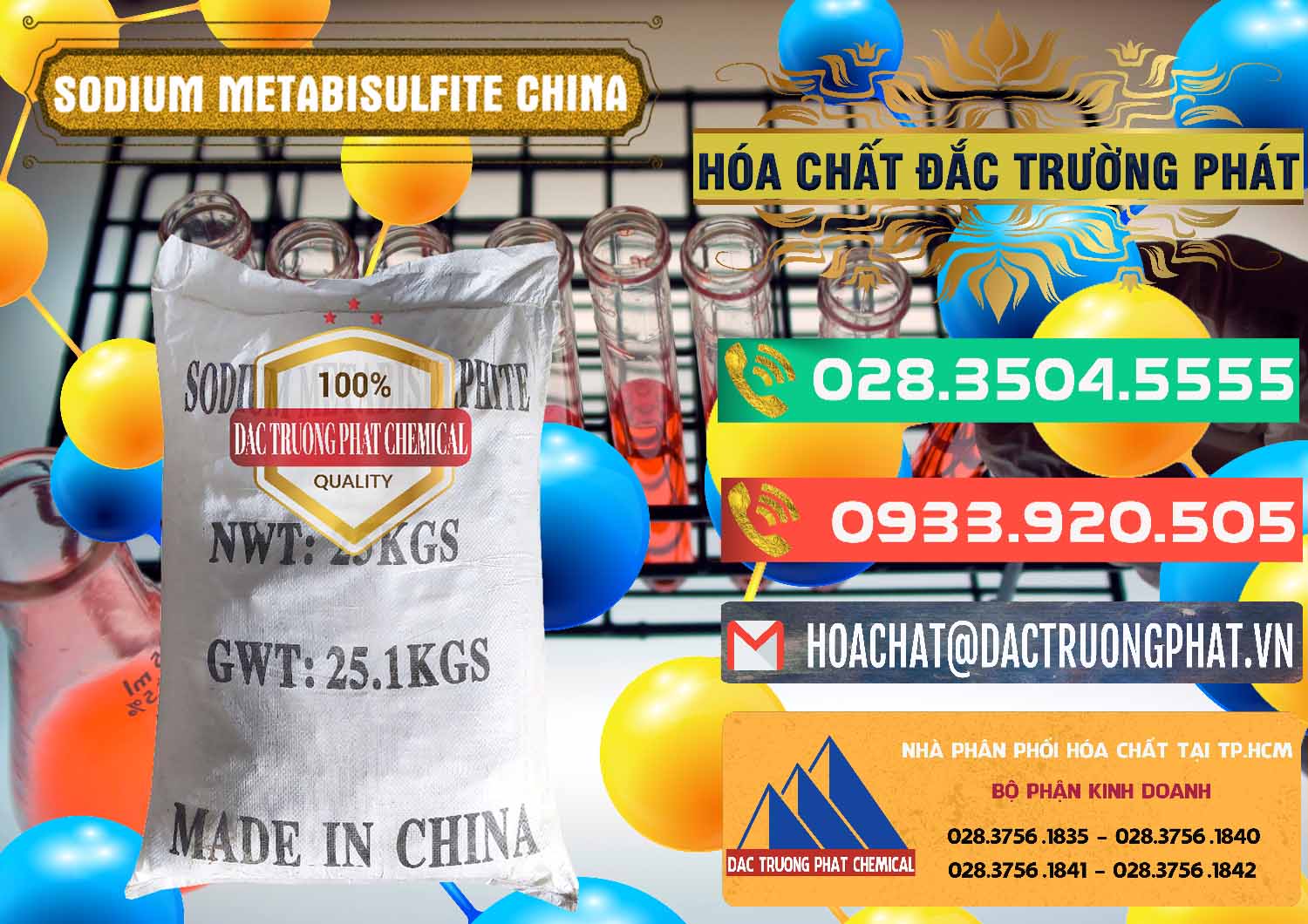 Nơi nhập khẩu - bán Sodium Metabisulfite - NA2S2O5 Trung Quốc China - 0484 - Nơi chuyên phân phối - bán hóa chất tại TP.HCM - congtyhoachat.com.vn