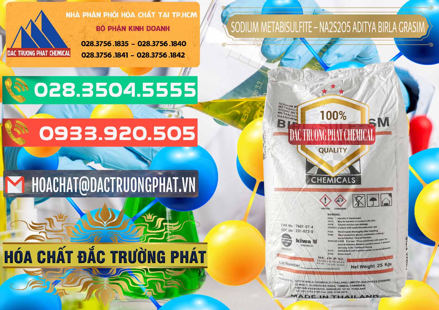 Đơn vị chuyên kinh doanh và bán Sodium Metabisulfite - NA2S2O5 Thái Lan Aditya Birla Grasim - 0144 - Công ty nhập khẩu và cung cấp hóa chất tại TP.HCM - congtyhoachat.com.vn