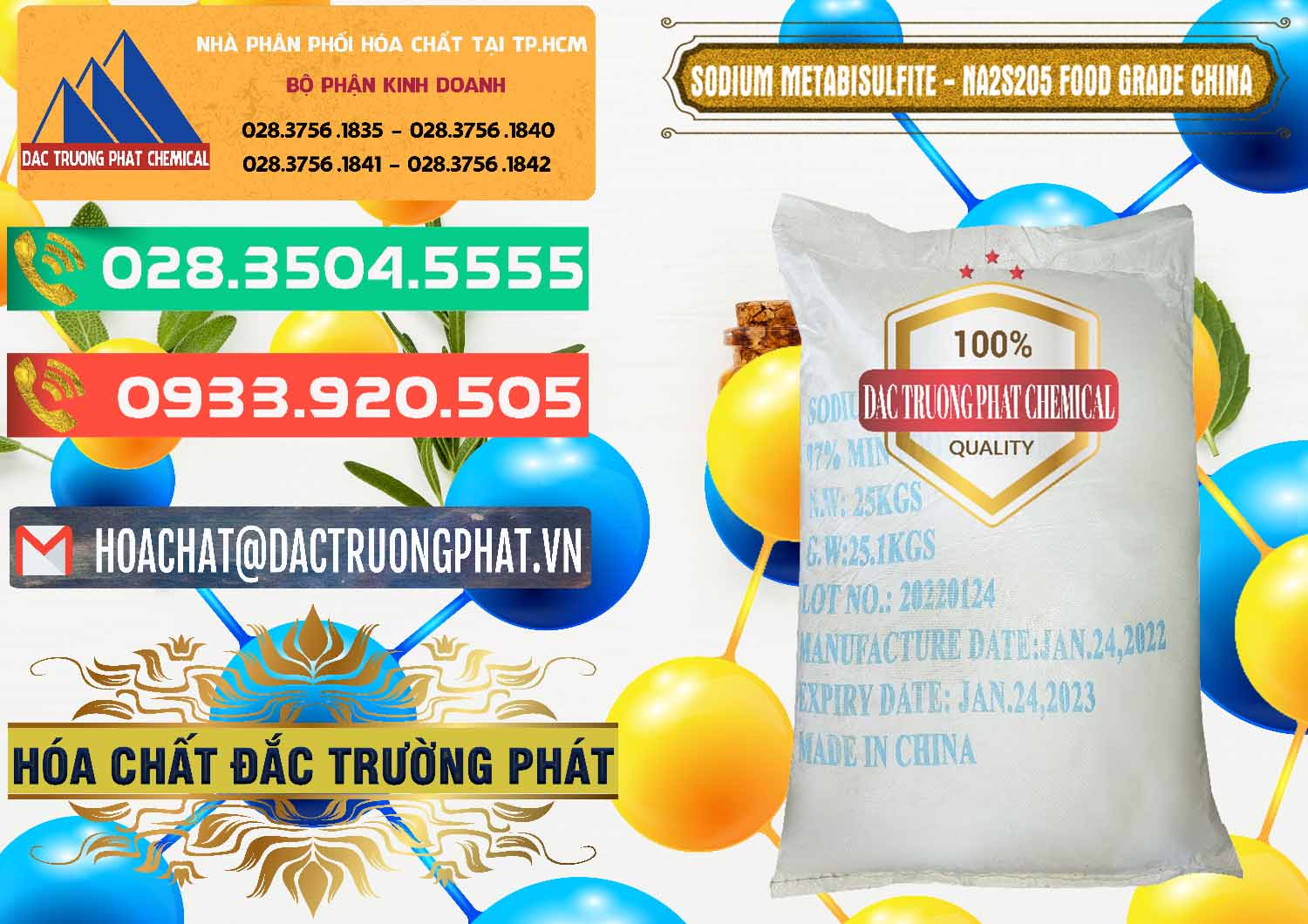 Phân phối - bán Sodium Metabisulfite - NA2S2O5 Food Grade Trung Quốc China - 0485 - Chuyên kinh doanh và cung cấp hóa chất tại TP.HCM - congtyhoachat.com.vn