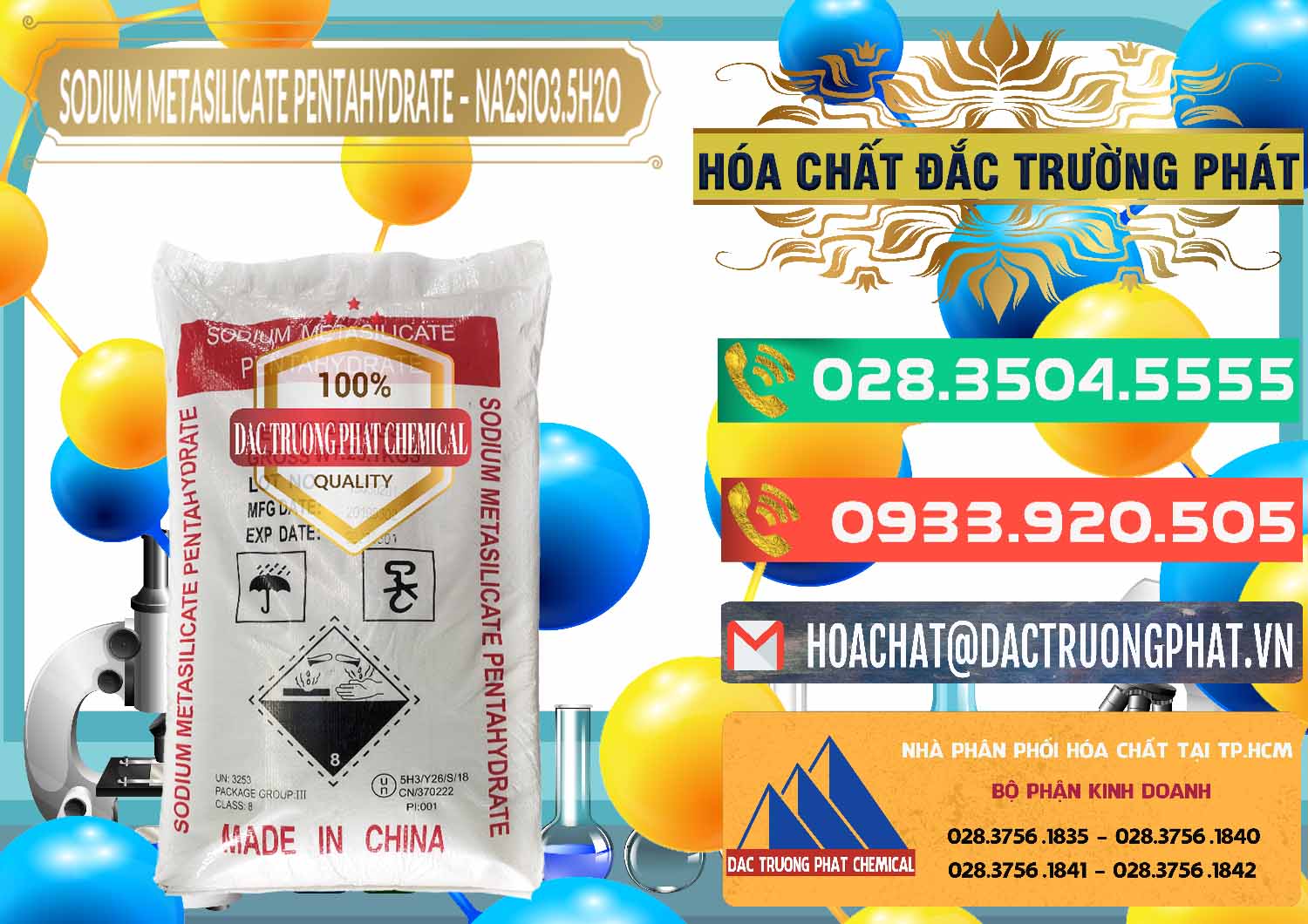Cty kinh doanh và bán Sodium Metasilicate Pentahydrate – Silicate Bột Trung Quốc China - 0147 - Đơn vị chuyên phân phối - bán hóa chất tại TP.HCM - congtyhoachat.com.vn