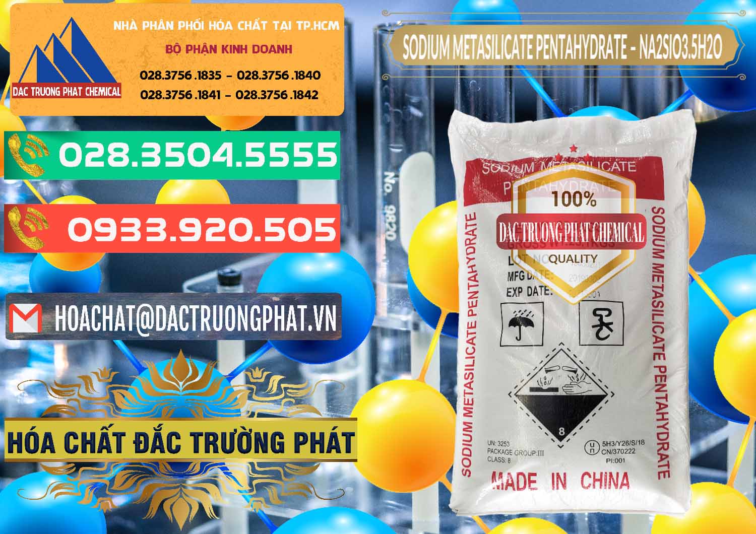 Nhập khẩu ( bán ) Sodium Metasilicate Pentahydrate – Silicate Bột Trung Quốc China - 0147 - Nơi bán và cung cấp hóa chất tại TP.HCM - congtyhoachat.com.vn