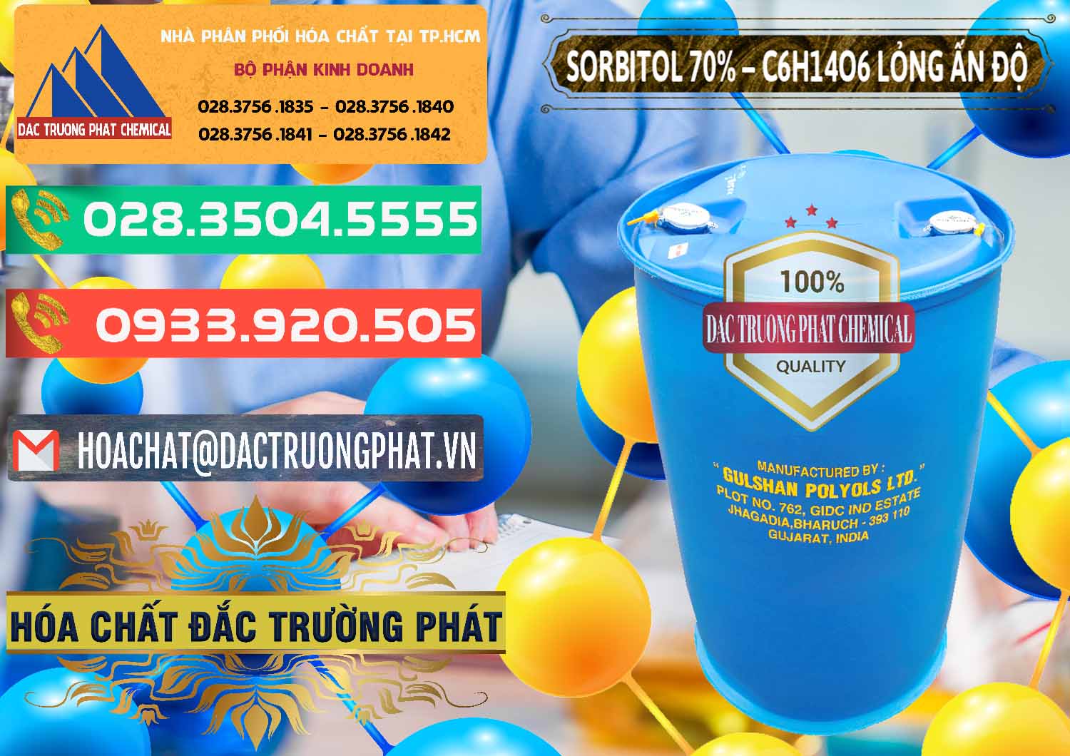 Nơi cung cấp _ bán Sorbitol - C6H14O6 Lỏng 70% Food Grade Ấn Độ India - 0152 - Nhà phân phối & bán hóa chất tại TP.HCM - congtyhoachat.com.vn