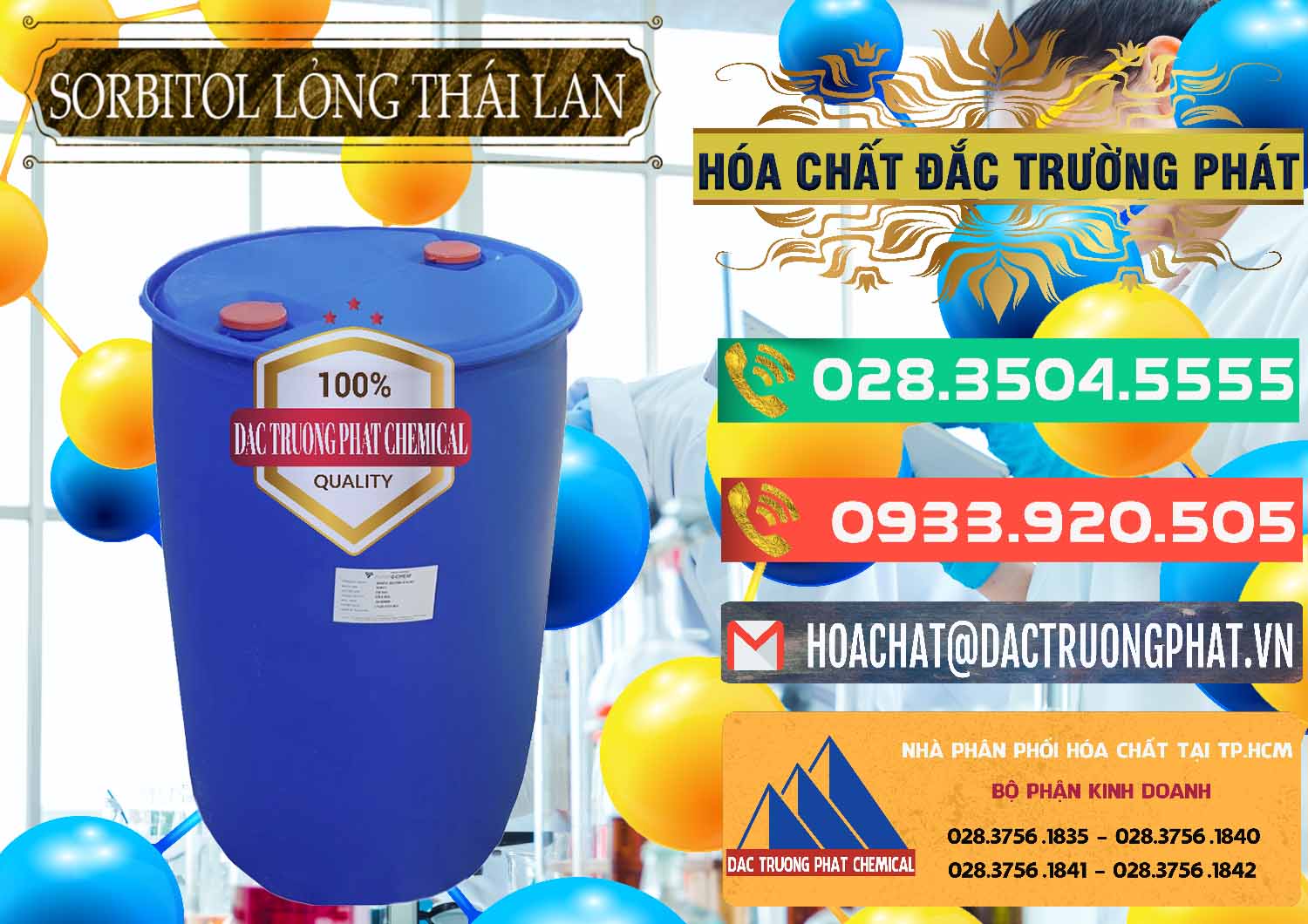 Chuyên kinh doanh và bán Sorbitol - C6H14O6 Lỏng 70% Food Grade Thái Lan Thailand - 0341 - Đơn vị chuyên kinh doanh _ phân phối hóa chất tại TP.HCM - congtyhoachat.com.vn