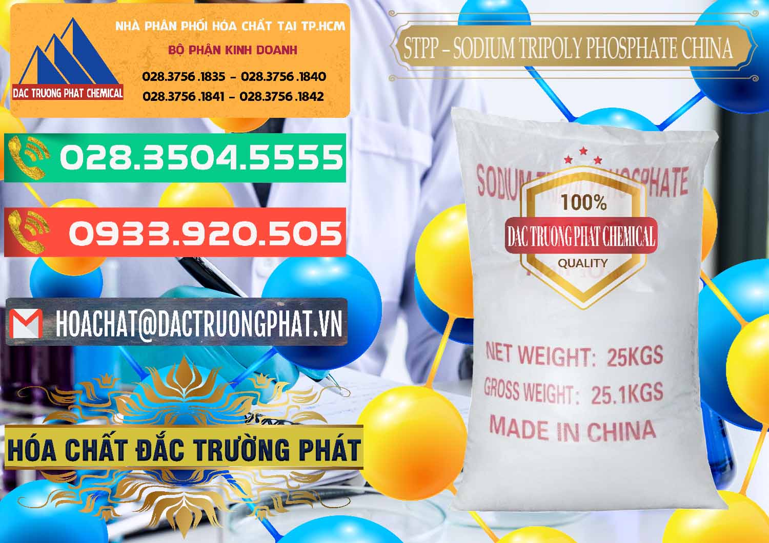 Đơn vị bán & phân phối Sodium Tripoly Phosphate - STPP 96% Chữ Đỏ Trung Quốc China - 0155 - Công ty chuyên cung cấp & kinh doanh hóa chất tại TP.HCM - congtyhoachat.com.vn