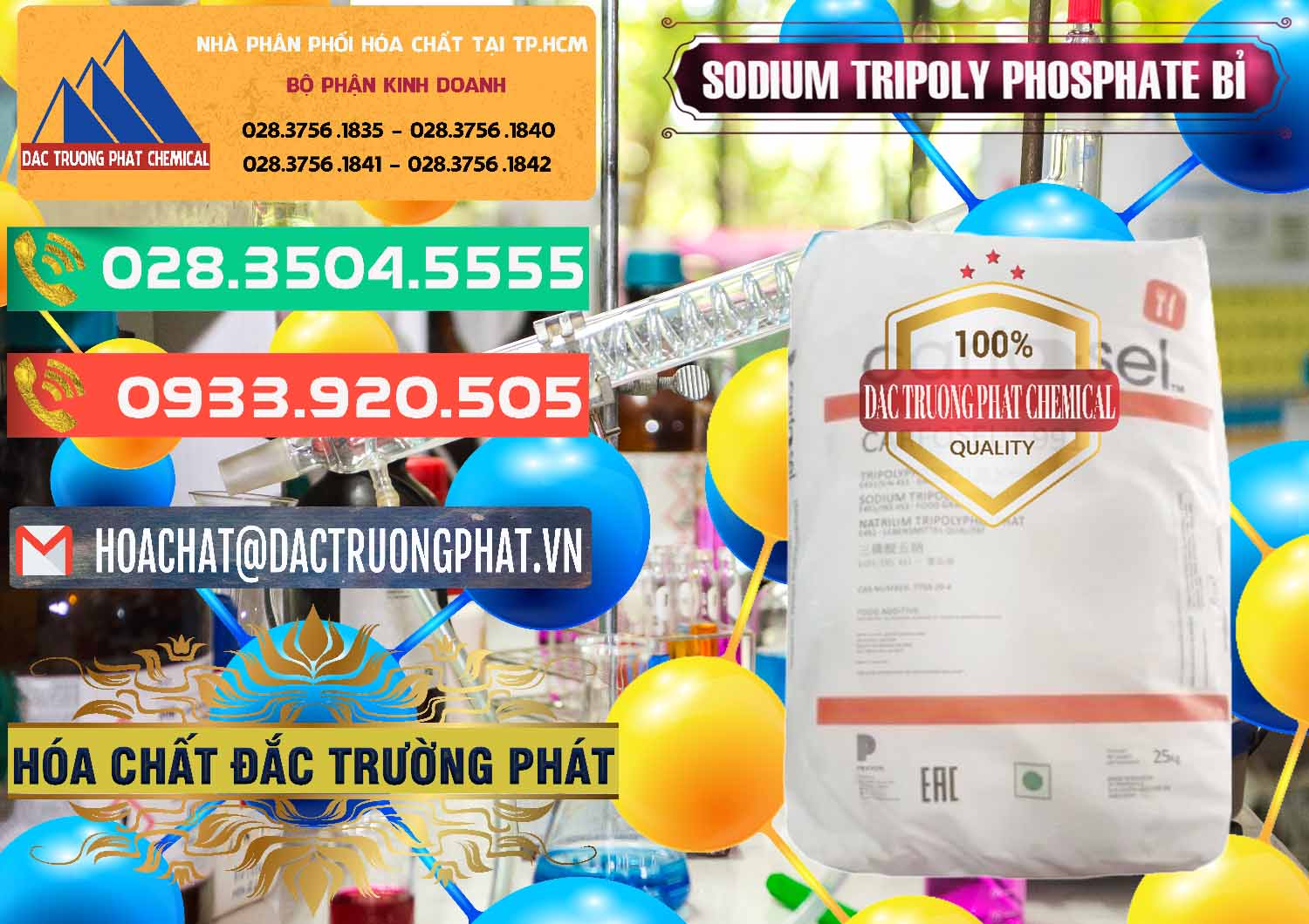 Nhà nhập khẩu ( bán ) Sodium Tripoly Phosphate - STPP Carfosel 991 Bỉ Belgium - 0429 - Đơn vị chuyên bán & cung cấp hóa chất tại TP.HCM - congtyhoachat.com.vn
