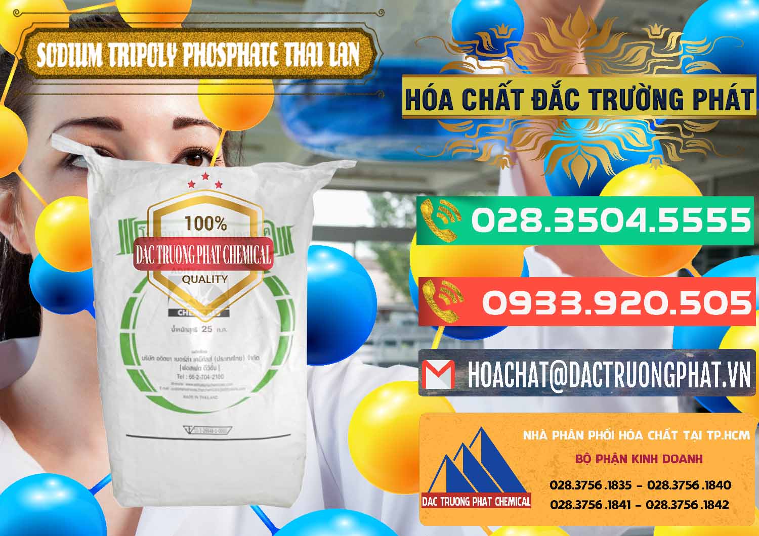 Công ty chuyên nhập khẩu ( bán ) Sodium Tripoly Phosphate - STPP Aditya Birla Grasim Thái Lan Thailand - 0421 - Đơn vị bán và phân phối hóa chất tại TP.HCM - congtyhoachat.com.vn