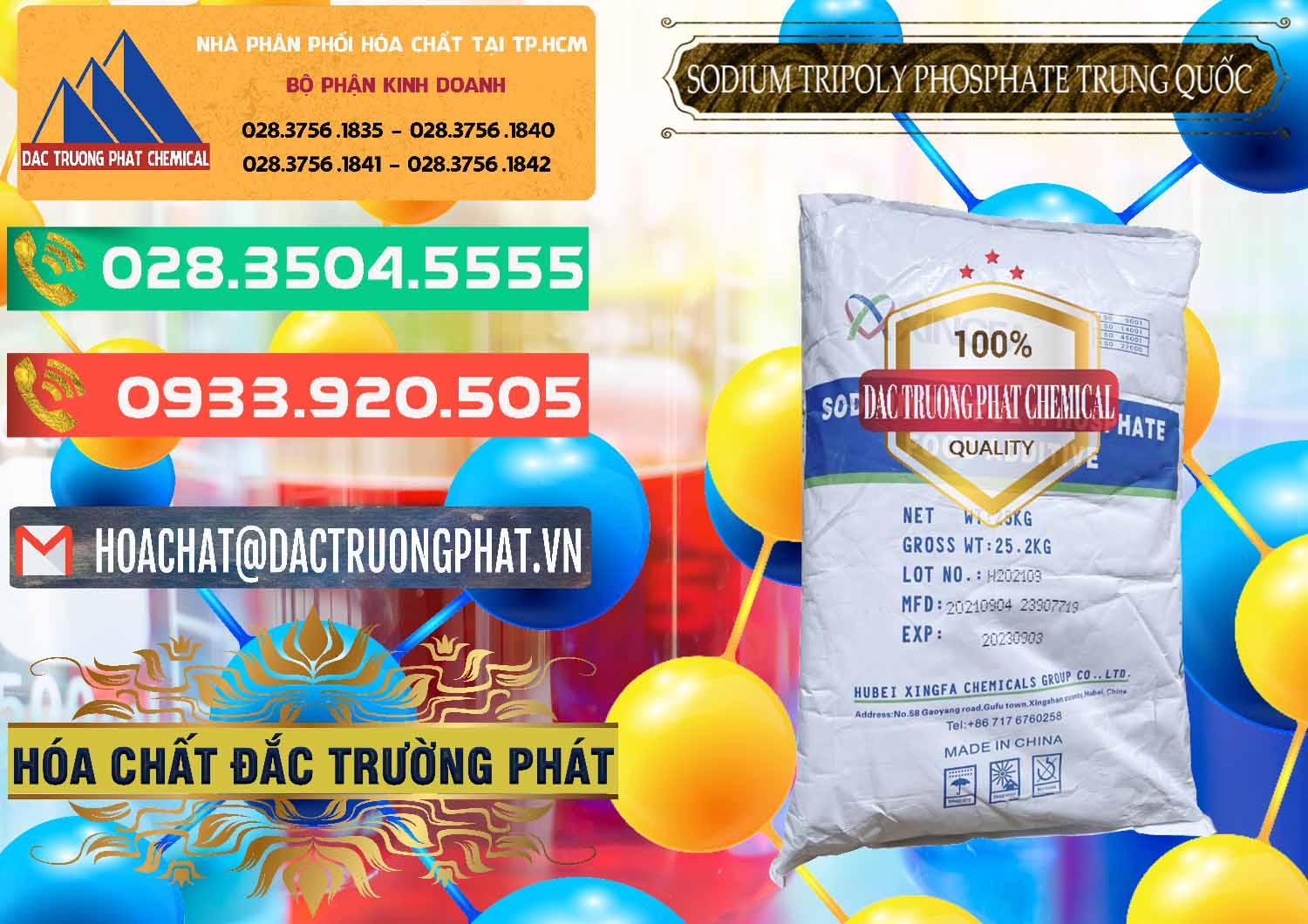 Cty nhập khẩu ( bán ) Sodium Tripoly Phosphate - STPP 96% Xingfa Trung Quốc China - 0433 - Phân phối - bán hóa chất tại TP.HCM - congtyhoachat.com.vn
