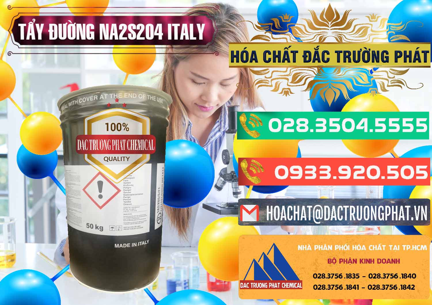 Chuyên kinh doanh ( bán ) Tẩy Đường - NA2S2O4 Ý Italy - 0422 - Chuyên cung cấp ( phân phối ) hóa chất tại TP.HCM - congtyhoachat.com.vn
