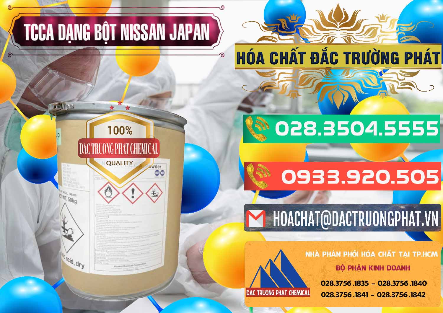 Đơn vị bán _ cung ứng TCCA - Acid Trichloroisocyanuric 90% Dạng Bột Nissan Nhật Bản Japan - 0375 - Công ty phân phối _ cung ứng hóa chất tại TP.HCM - congtyhoachat.com.vn