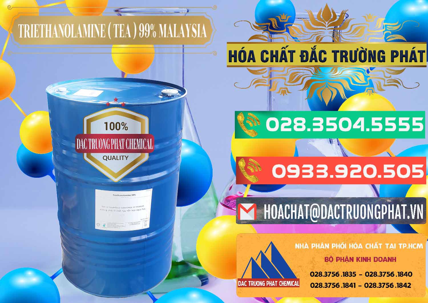 Chuyên nhập khẩu _ bán TEA - Triethanolamine 99% Mã Lai Malaysia - 0323 - Đơn vị cung cấp _ phân phối hóa chất tại TP.HCM - congtyhoachat.com.vn