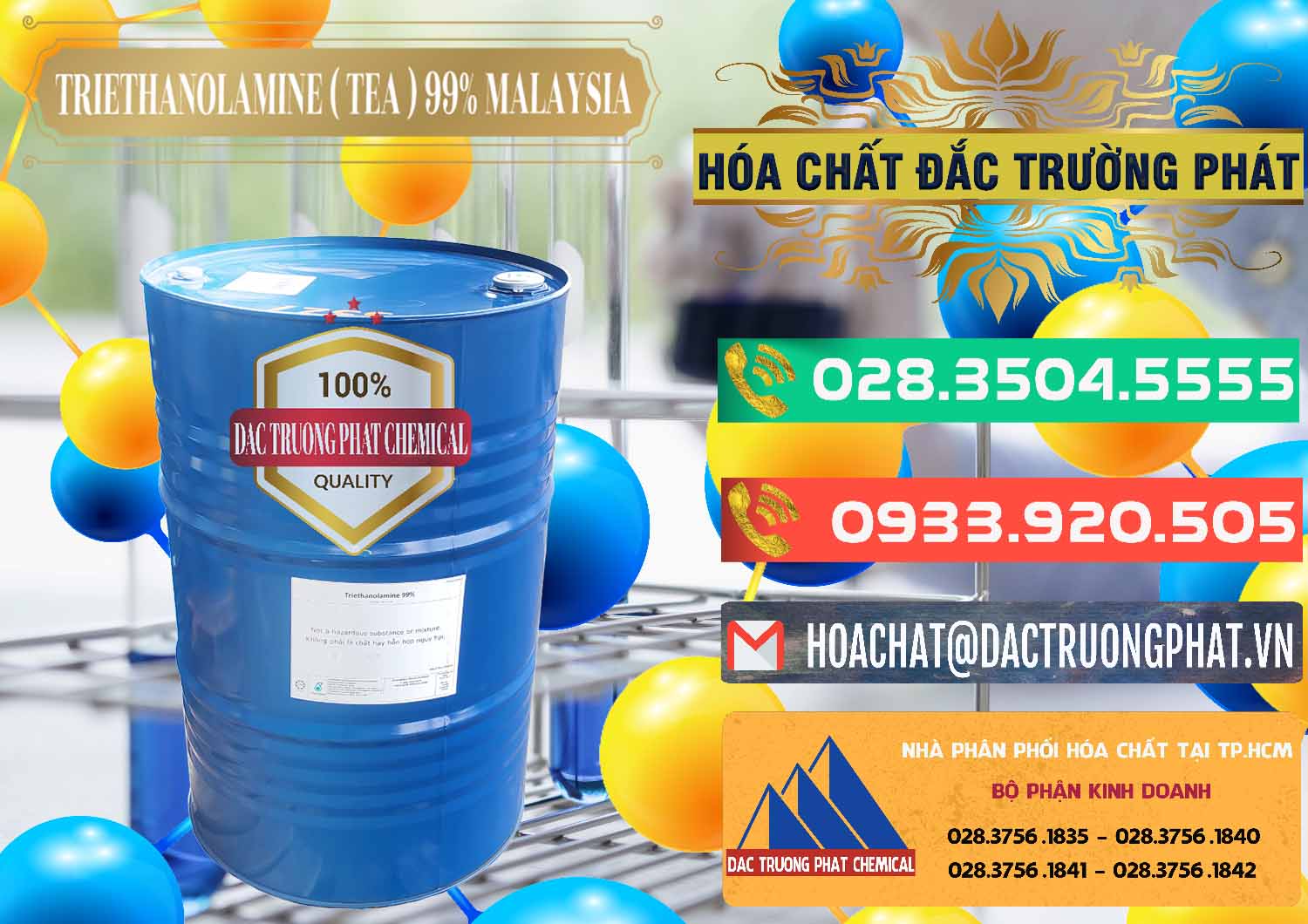 Kinh doanh _ bán TEA - Triethanolamine 99% Mã Lai Malaysia - 0323 - Nhà cung cấp & phân phối hóa chất tại TP.HCM - congtyhoachat.com.vn