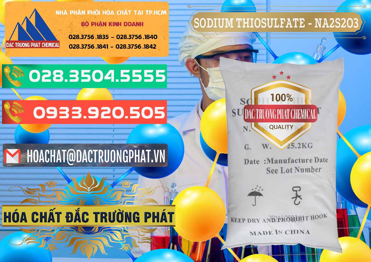 Cung ứng & bán Sodium Thiosulfate - NA2S2O3 Trung Quốc China - 0151 - Nơi chuyên cung cấp và nhập khẩu hóa chất tại TP.HCM - congtyhoachat.com.vn