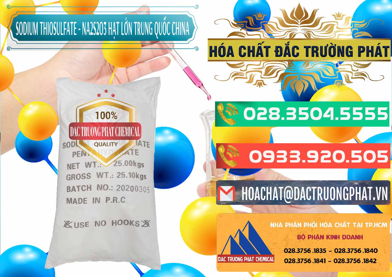 Đơn vị chuyên cung ứng ( bán ) Sodium Thiosulfate - NA2S2O3 Hạt Lớn Trung Quốc China - 0203 - Công ty phân phối - cung cấp hóa chất tại TP.HCM - congtyhoachat.com.vn