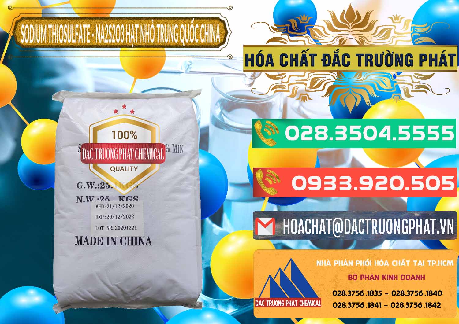 Đơn vị bán _ phân phối Sodium Thiosulfate - NA2S2O3 Hạt Nhỏ Trung Quốc China - 0204 - Đơn vị cung cấp & nhập khẩu hóa chất tại TP.HCM - congtyhoachat.com.vn