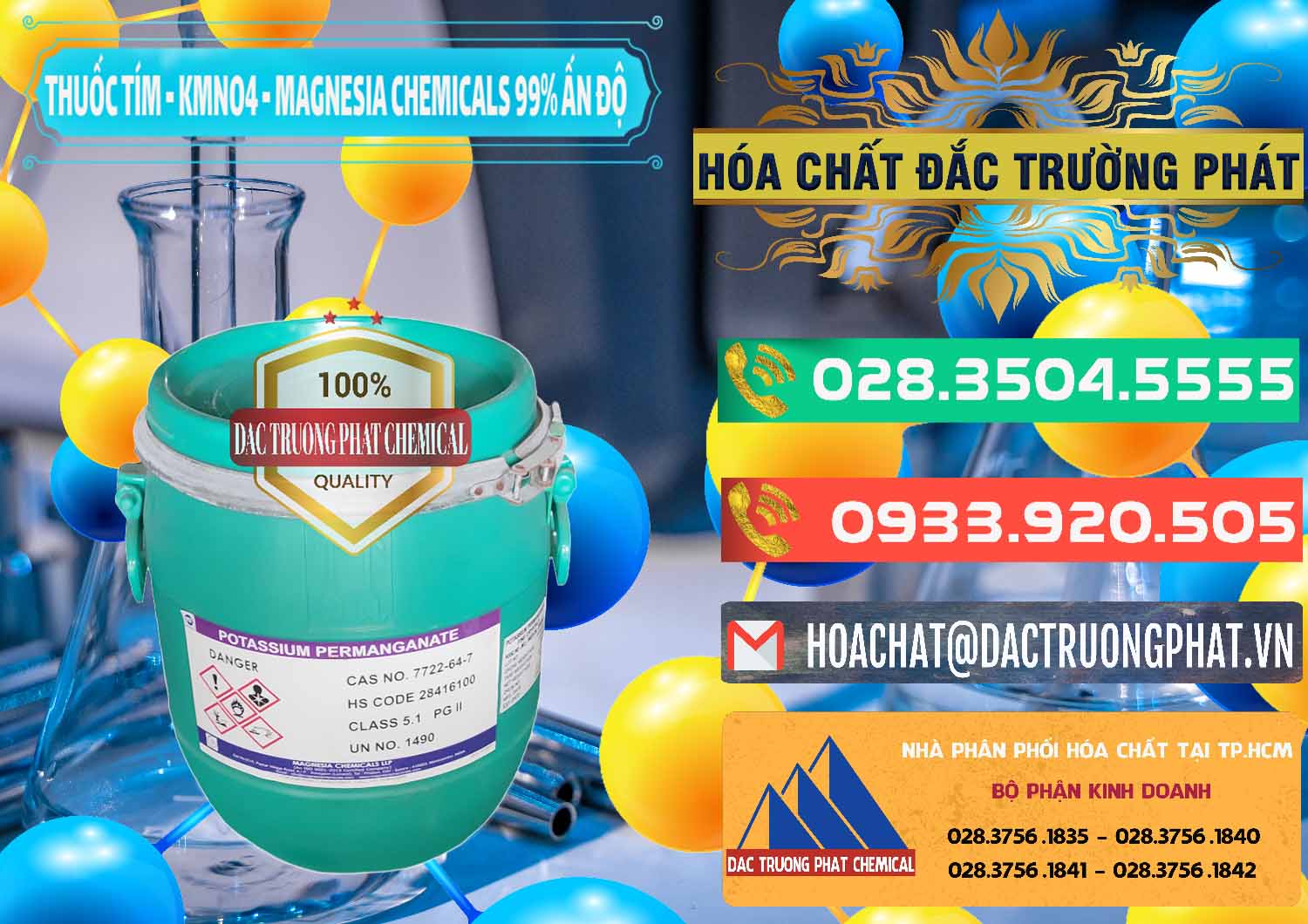 Đơn vị chuyên bán & cung cấp Thuốc Tím - KMNO4 Magnesia Chemicals 99% Ấn Độ India - 0251 - Nơi chuyên nhập khẩu - phân phối hóa chất tại TP.HCM - congtyhoachat.com.vn