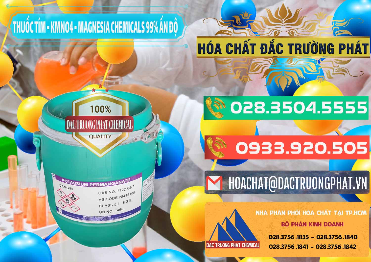 Công ty chuyên cung cấp & bán Thuốc Tím - KMNO4 Magnesia Chemicals 99% Ấn Độ India - 0251 - Cty phân phối và kinh doanh hóa chất tại TP.HCM - congtyhoachat.com.vn