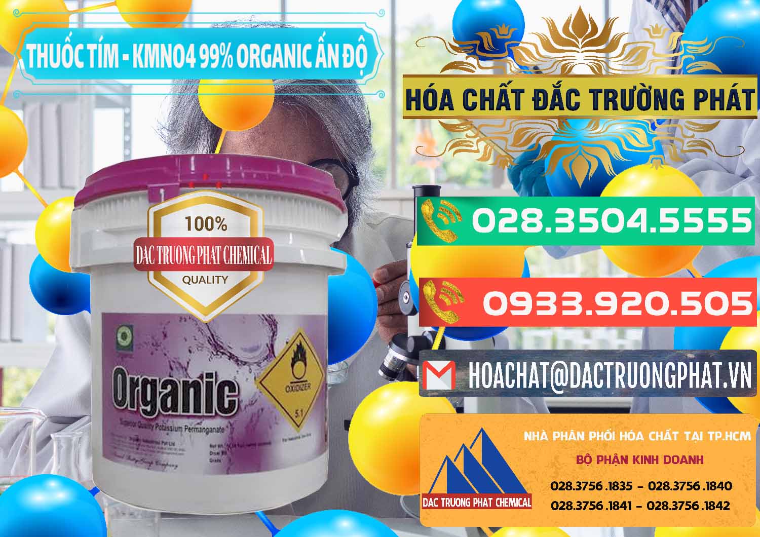 Nơi cung cấp & bán Thuốc Tím - KMNO4 99% Organic Ấn Độ India - 0216 - Công ty cung ứng - phân phối hóa chất tại TP.HCM - congtyhoachat.com.vn
