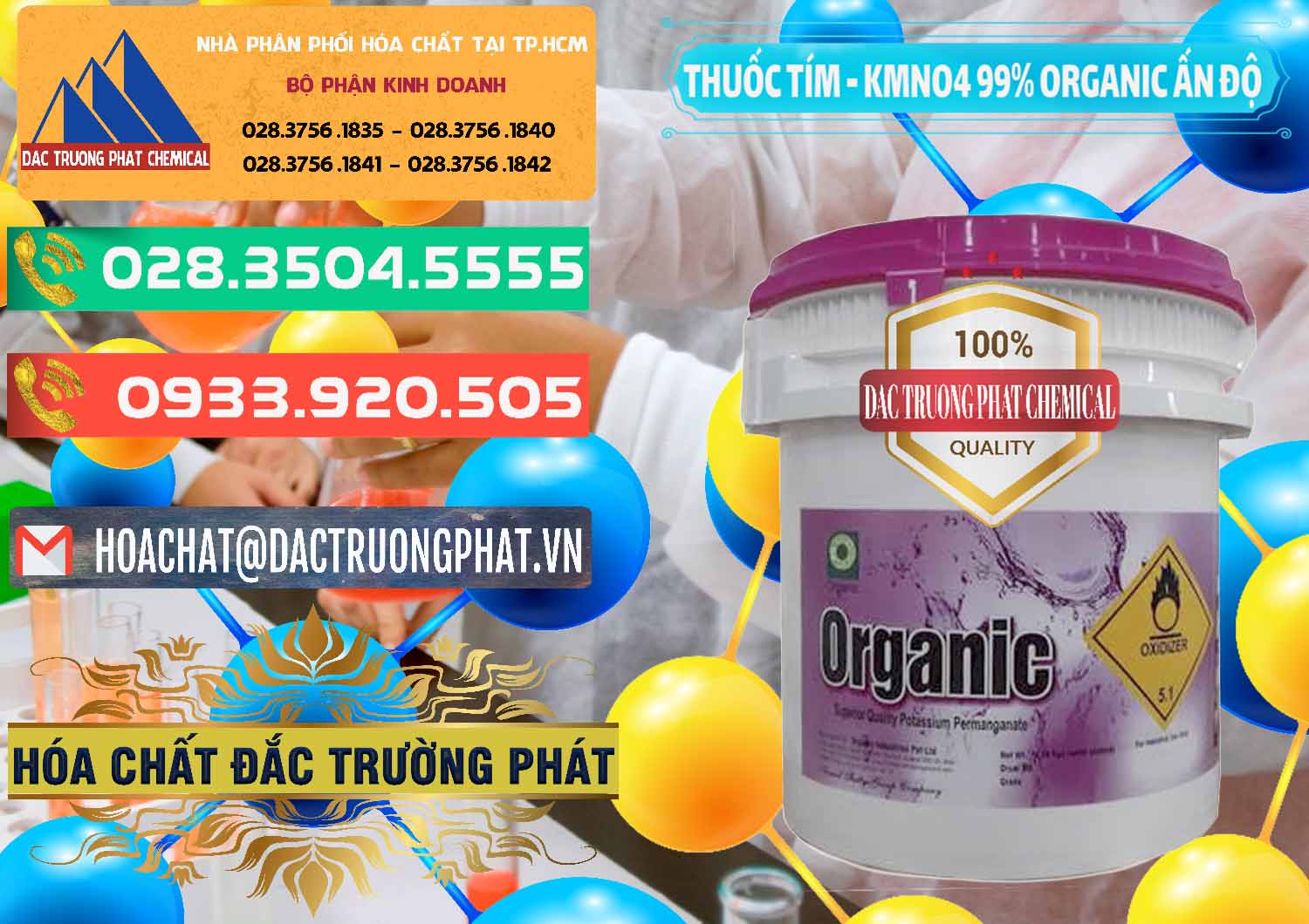 Nơi phân phối & bán Thuốc Tím - KMNO4 99% Organic Ấn Độ India - 0216 - Công ty cung cấp _ phân phối hóa chất tại TP.HCM - congtyhoachat.com.vn