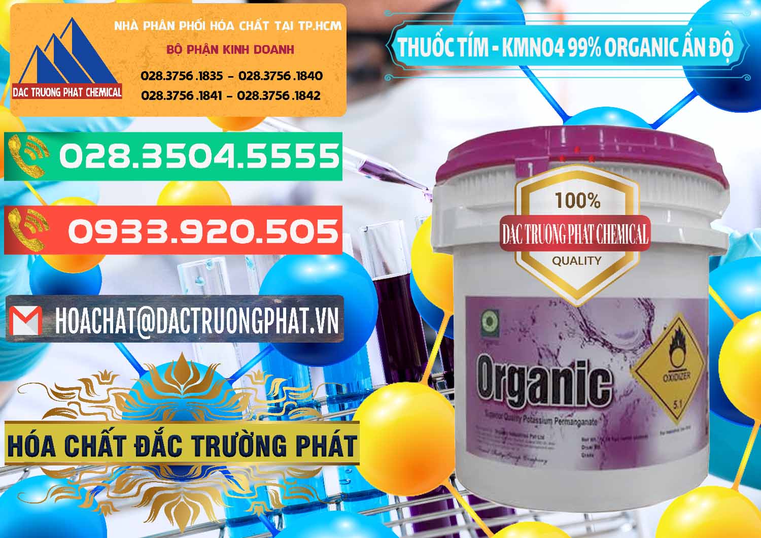 Đơn vị chuyên bán & cung ứng Thuốc Tím - KMNO4 99% Organic Ấn Độ India - 0216 - Chuyên cung cấp _ phân phối hóa chất tại TP.HCM - congtyhoachat.com.vn