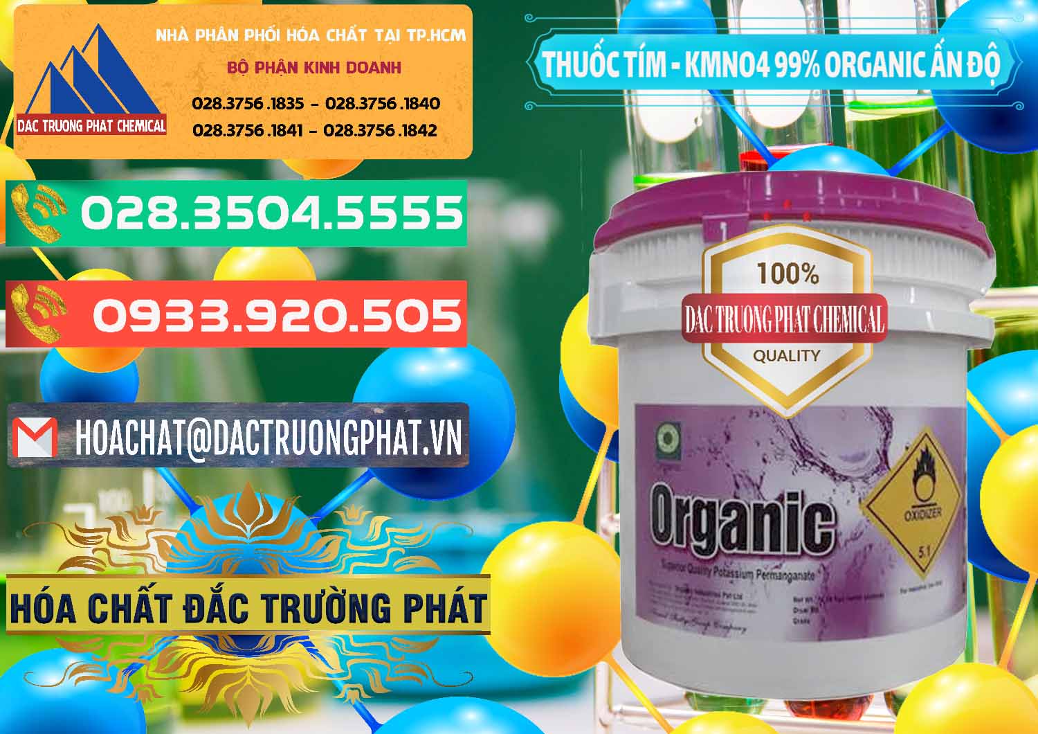 Nơi bán - cung ứng Thuốc Tím - KMNO4 99% Organic Ấn Độ India - 0216 - Công ty nhập khẩu & cung cấp hóa chất tại TP.HCM - congtyhoachat.com.vn