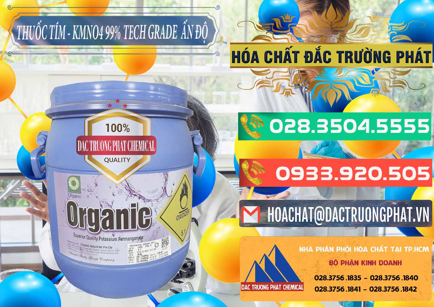 Cty kinh doanh và bán Thuốc Tím - KMNO4 99% Organic Group Ấn Độ India - 0250 - Cty phân phối & cung cấp hóa chất tại TP.HCM - congtyhoachat.com.vn