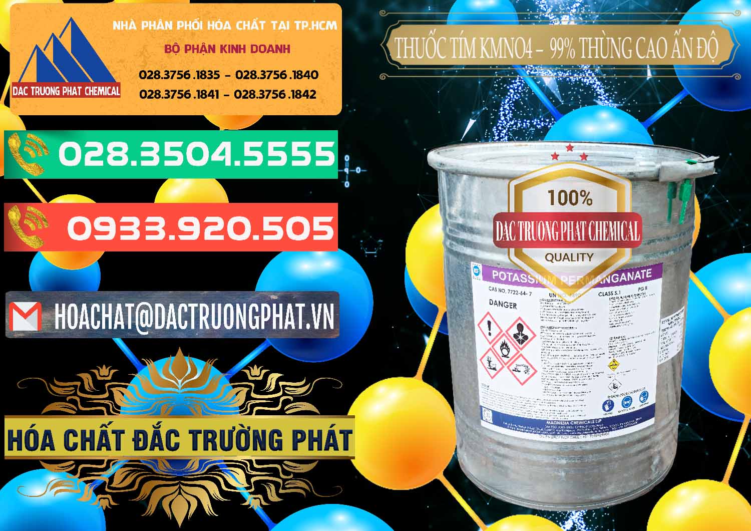 Cty chuyên bán - cung cấp Thuốc Tím - KMNO4 Thùng Cao 99% Magnesia Chemicals Ấn Độ India - 0164 - Phân phối và cung cấp hóa chất tại TP.HCM - congtyhoachat.com.vn
