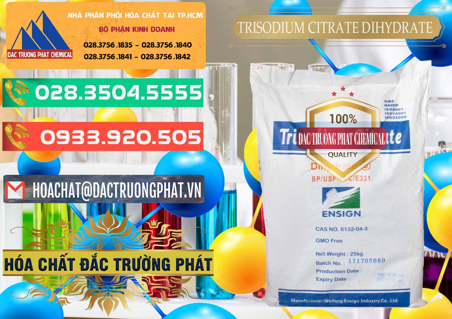 Cty bán & phân phối Trisodium Citrate Dihydrate - Na3C6H5O7 Weifang Trung Quốc China - 0324 - Đơn vị chuyên nhập khẩu & phân phối hóa chất tại TP.HCM - congtyhoachat.com.vn