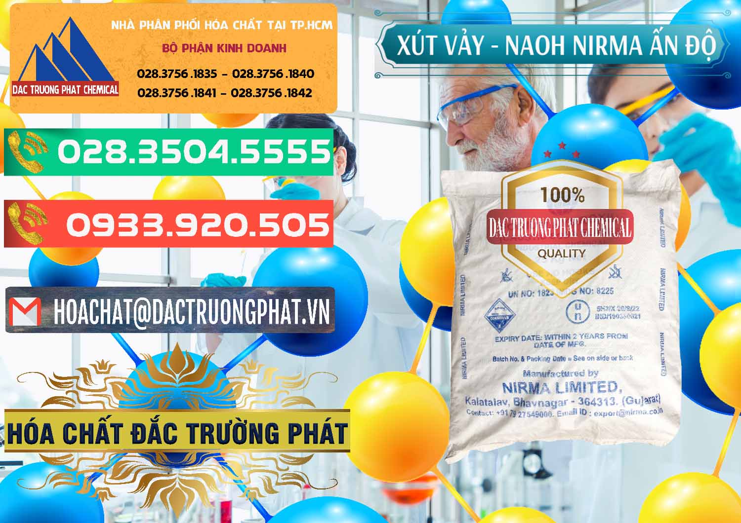Đơn vị chuyên bán _ cung ứng Xút Vảy - NaOH Vảy Nirma Ấn Độ India - 0371 - Cty chuyên phân phối - nhập khẩu hóa chất tại TP.HCM - congtyhoachat.com.vn