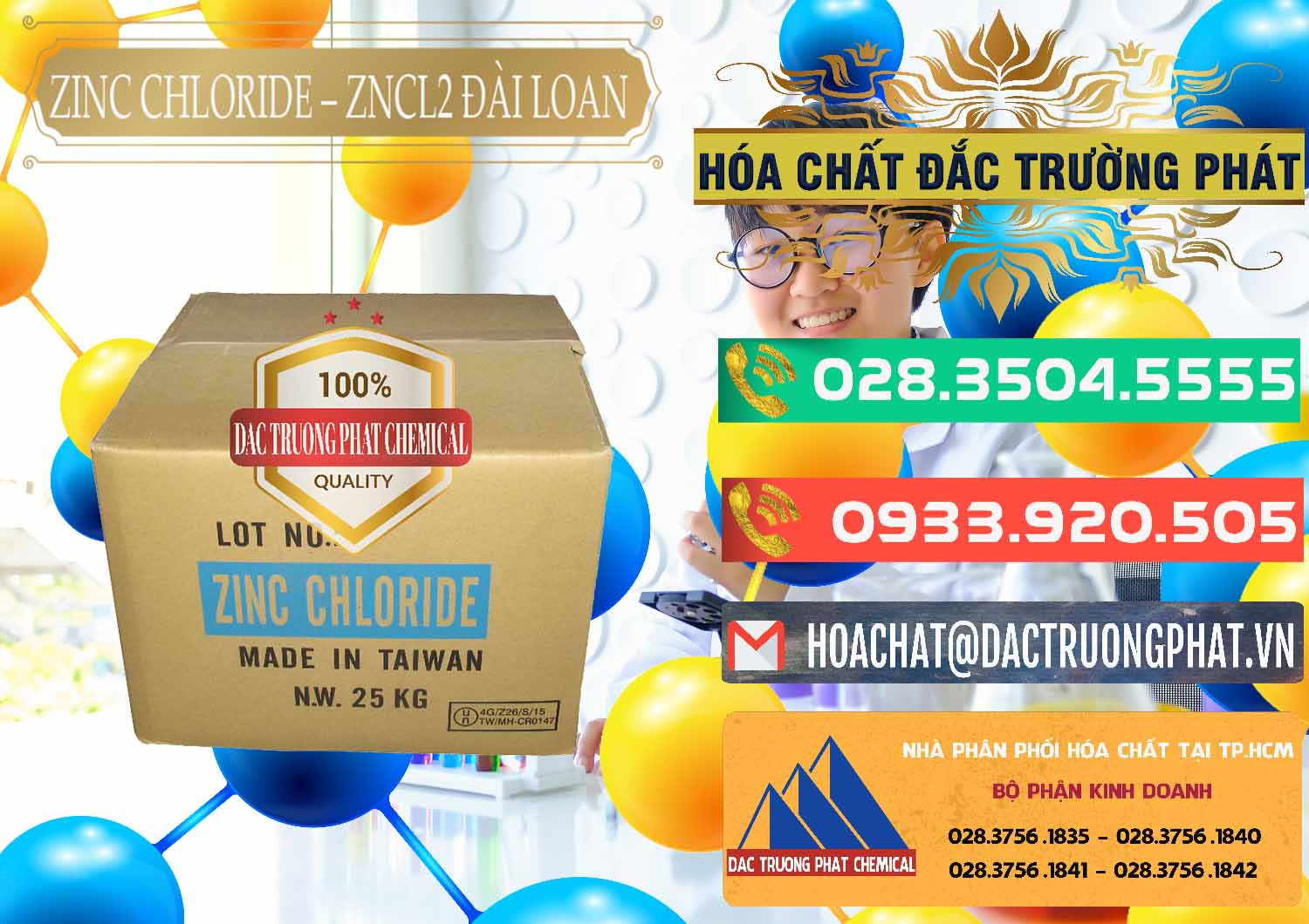 Cty bán - cung ứng Zinc Chloride - ZNCL2 96% Đài Loan Taiwan - 0178 - Đơn vị phân phối & cung cấp hóa chất tại TP.HCM - congtyhoachat.com.vn